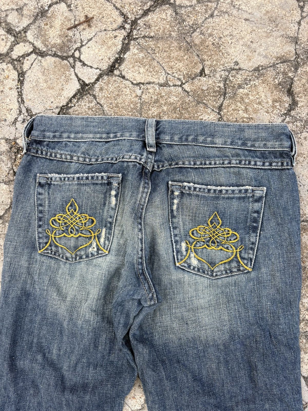 Diesel Vintage Diesel Jeans Flared Distressed Denim Pant Size US 32 / EU 48 - 7 Thumbnail