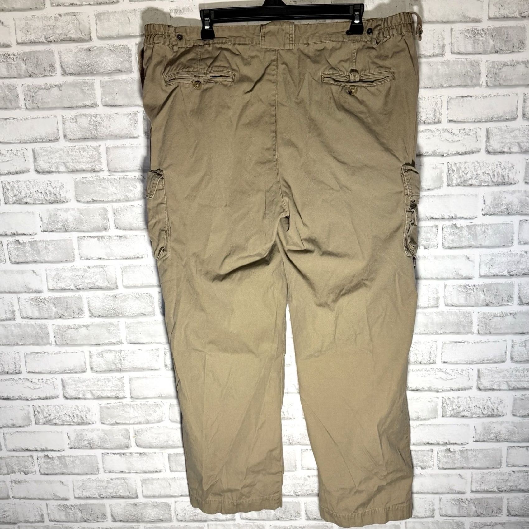 Orvis VTG Orvis Cargo Pants Mens 38x29 100% Cotton Tan Brown Size US 38 / EU 54 - 5 Thumbnail