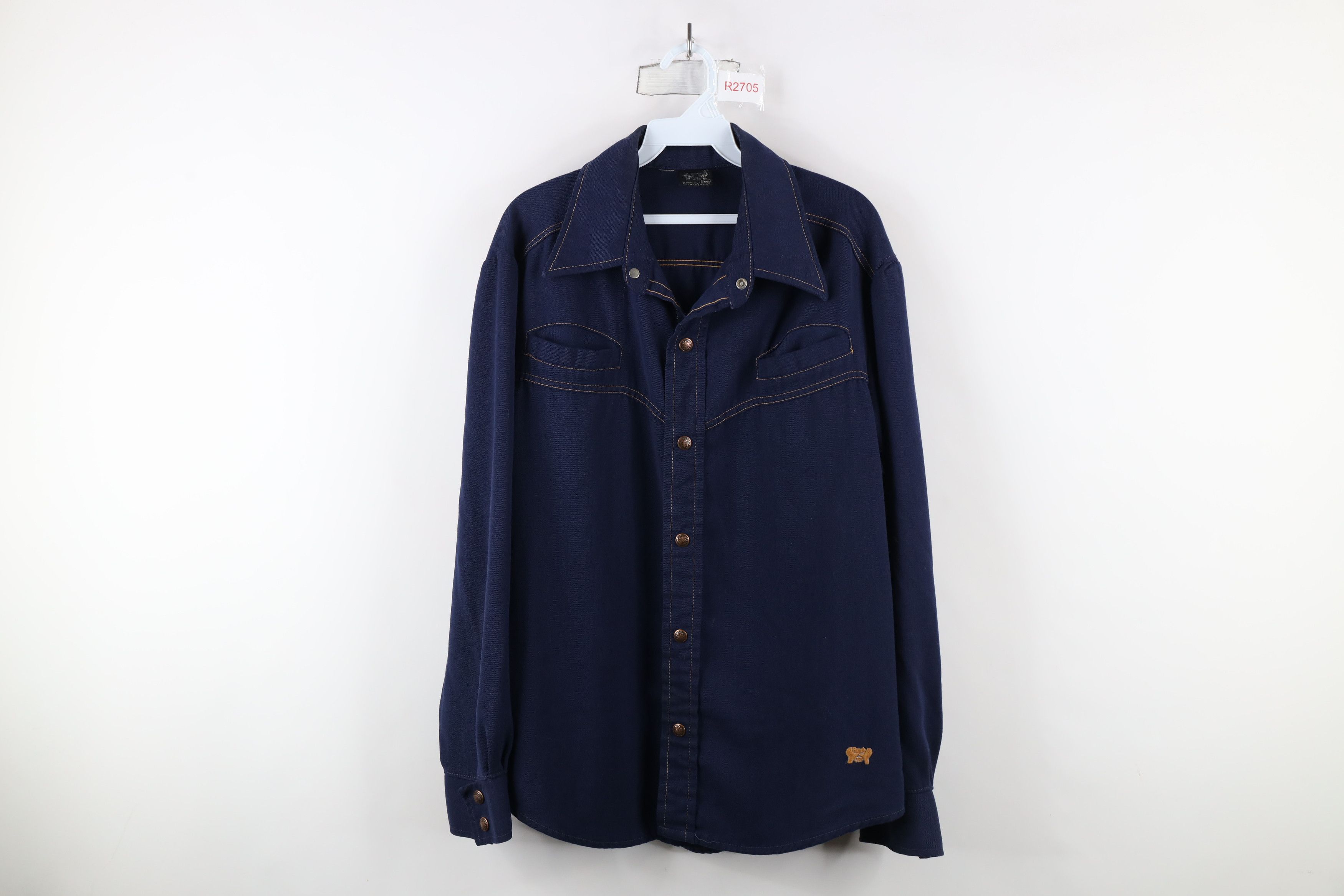 Vintage Vintage 60s 70s Streetwear Rodeo Collared Button Shirt USA Size US L / EU 52-54 / 3 - 1 Thumbnail