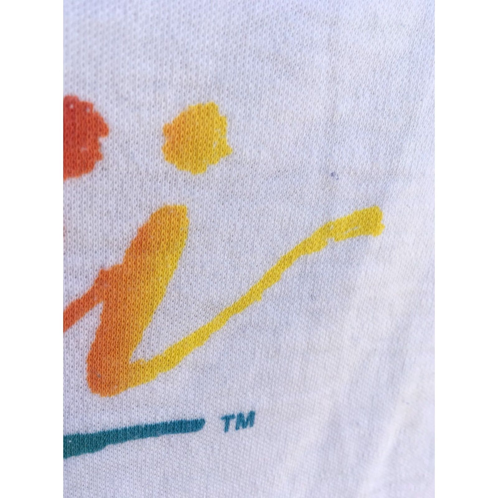 Vintage VINTAGE Crazy Shirts Hawaii The Isles Of Smiles T-Shirt 70s 80s Rainbow Letter S Shirt Womens Small White Cotton Blend Graphic Sportswear/Beach Size S / US 4 / IT 40 - 7 Thumbnail