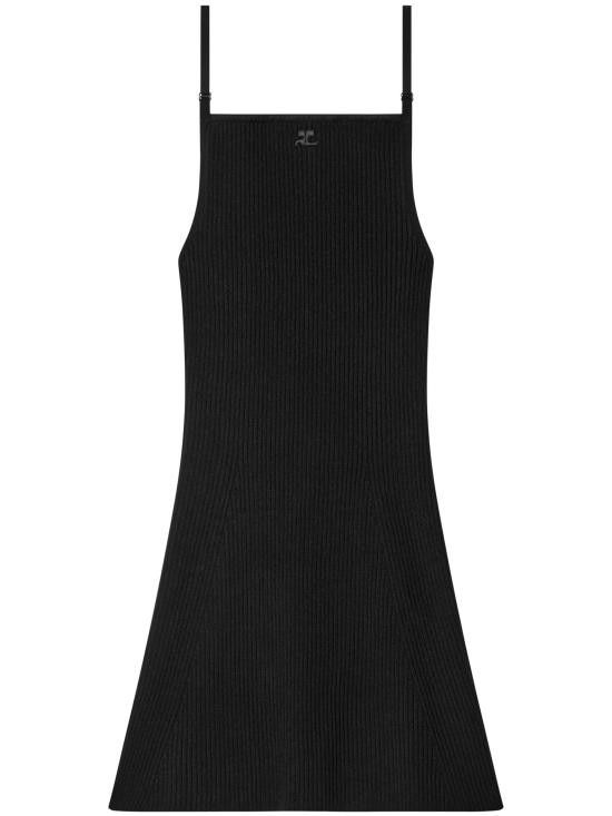 Courreges COURREGES Women Mid Skirts 324MRO441FI0001 9999 Black Size M / US 6-8 / IT 42-44 - 1 Thumbnail