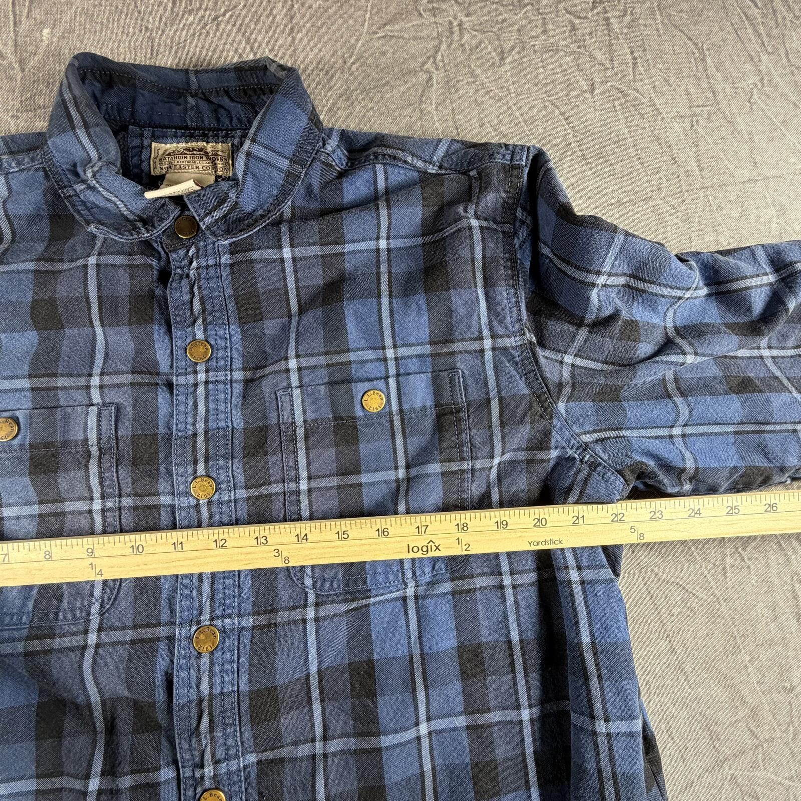 L.L. Bean L.L. Bean Jacket Men's M Blue Katahdin Iron Works Fleece Size US M / EU 48-50 / 2 - 5 Thumbnail