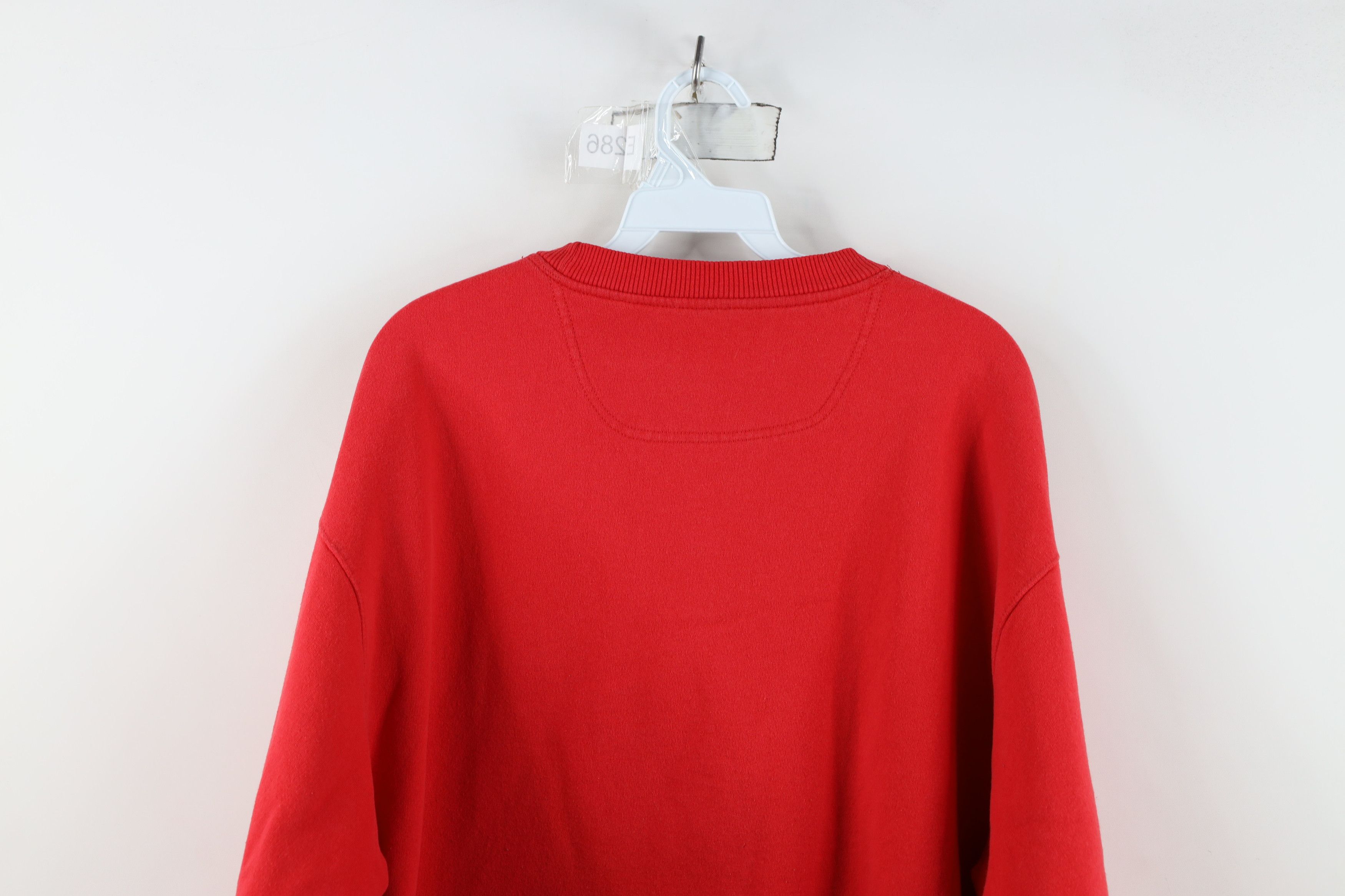 Champion Vintage 90s Champion Classic Logo Crewneck Sweatshirt Red Size US L / EU 52-54 / 3 - 13 Thumbnail
