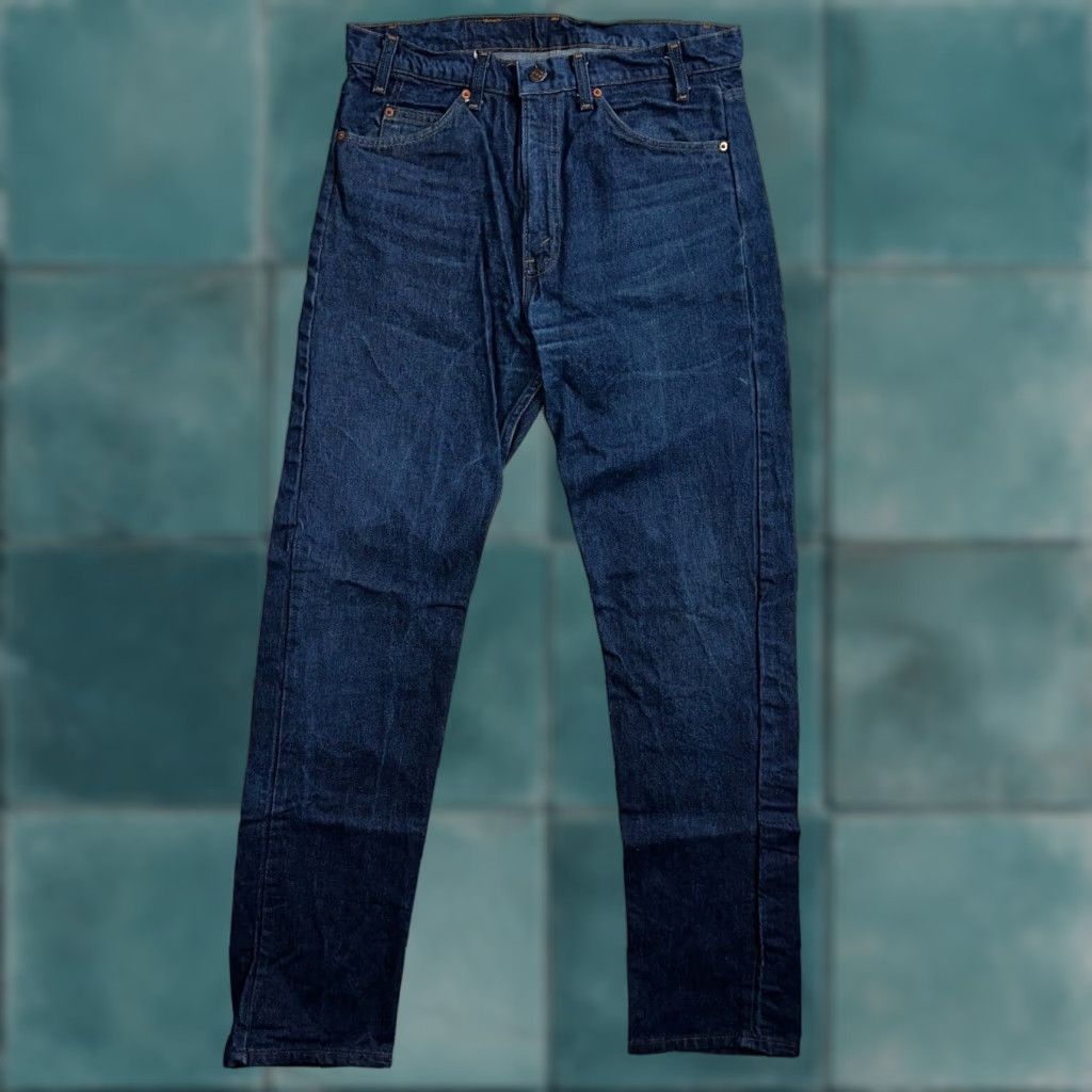 Levi's VINTAGE Levi's Jeans 501 Straight Fit Men's Dark Wash 80s 36x34 USA Size US 36 / EU 52 - 1 Thumbnail