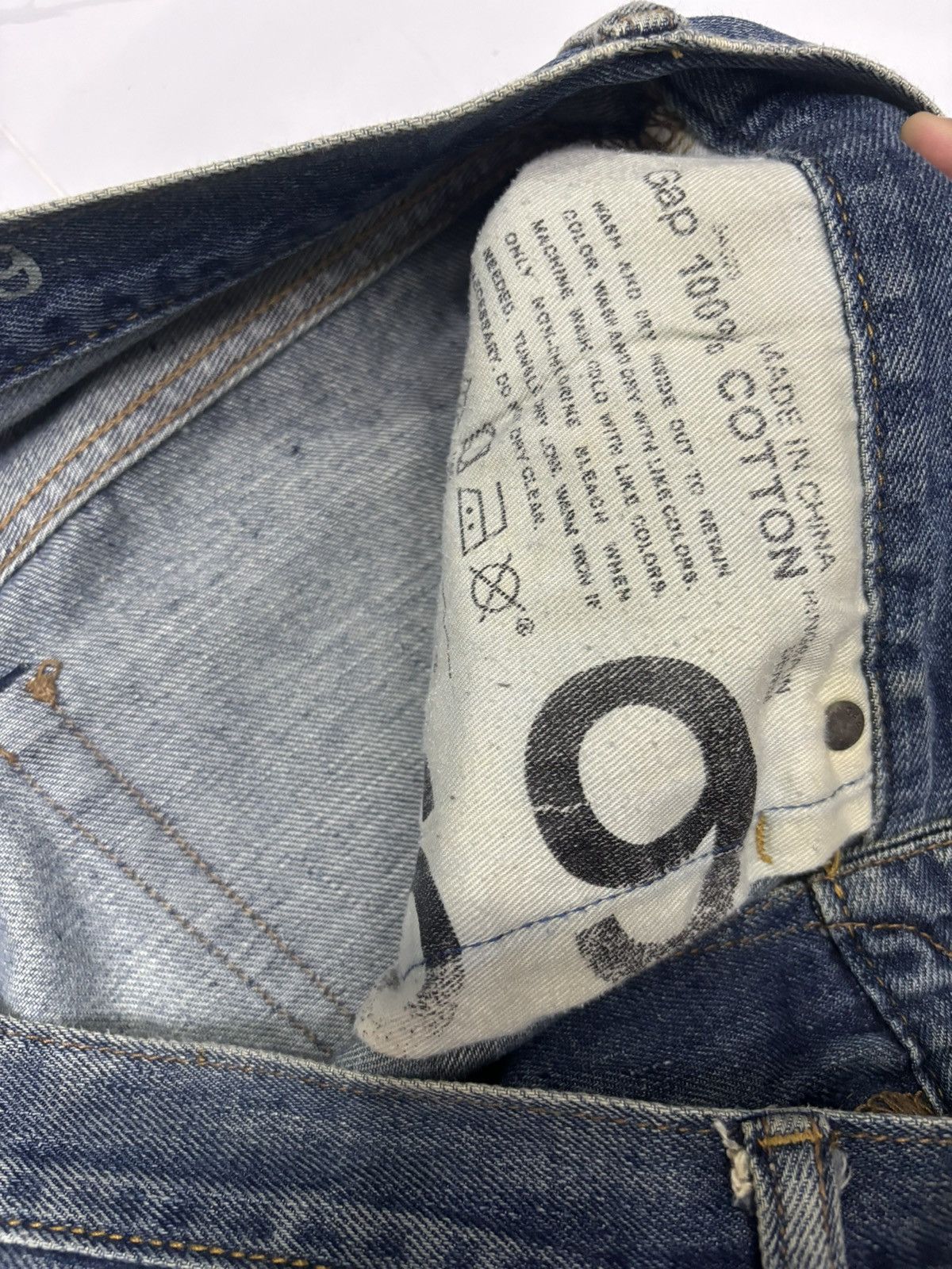 Kapital FW14 MEDIUM TINTED DESTROY JEANS SLIM FIT GAP Size US 36 / EU 52 - 12 Thumbnail