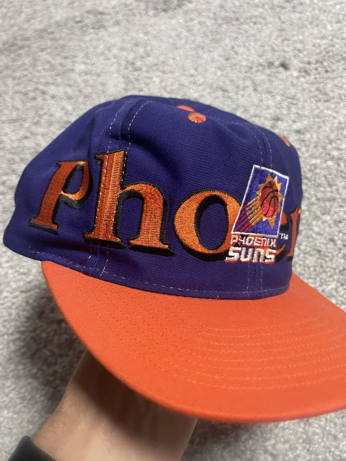NBA × Vintage PHOENIX SUNS VINTAGE CAP 90s BASKETBALL CAP RETRO RARE NBA Size ONE SIZE - 3 Thumbnail