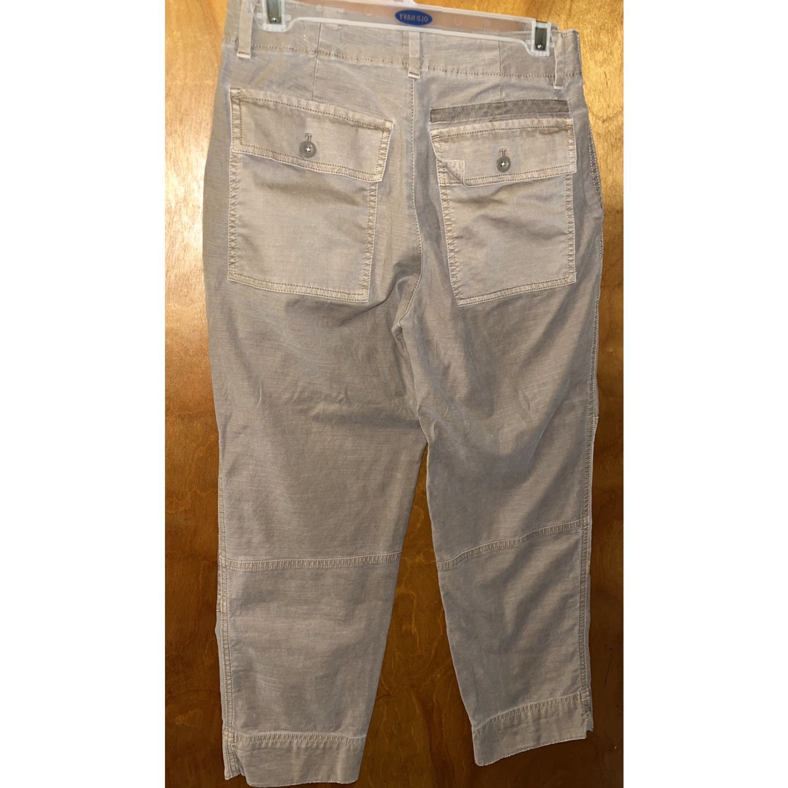 Gap VINTAGE GAP Womens Khaki Cropped Pants Size 0 Brown 24" Inseam Mid Rise Casual Travel Style 90s Size 25" / US 0 / IT 36 - 5 Thumbnail