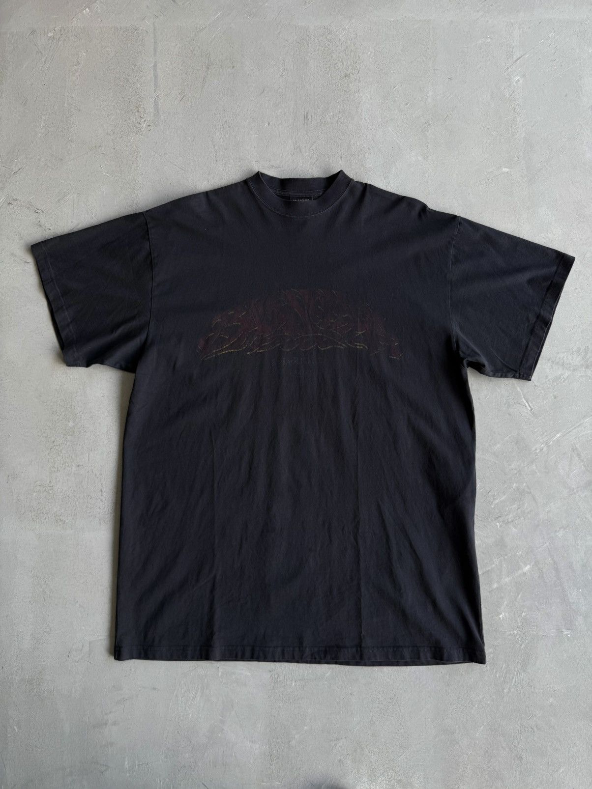 Balenciaga Balenciaga - Offshore Logo Tee Size US XXL / EU 58 / 5 - 3 Thumbnail
