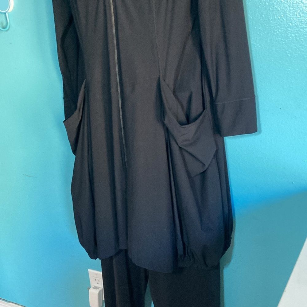 Au Courant Paris Sun Light Paris T4 Black Avant Garde Jacket Size M Zip Front Size M / US 6-8 / IT 42-44 - 11 Thumbnail
