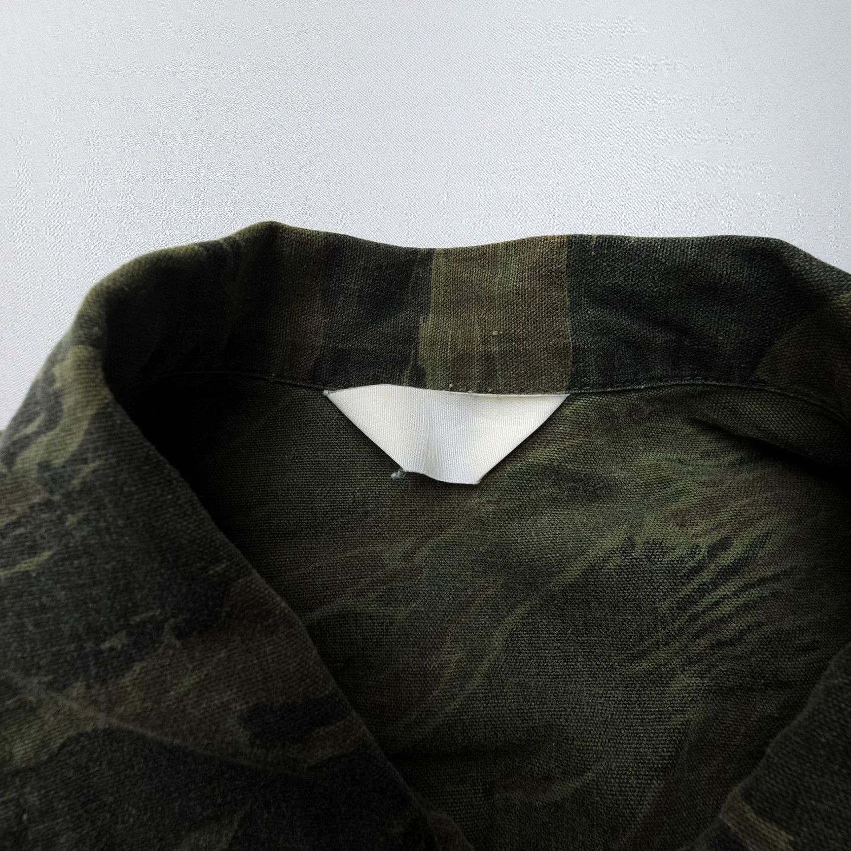 Vintage VTG 60s 70s Tiger Stripe Camouflage Vietnam Shirt Jacket Army Ranger Mens XL USA Shirt Size US XL / EU 56 / 4 - 4 Thumbnail