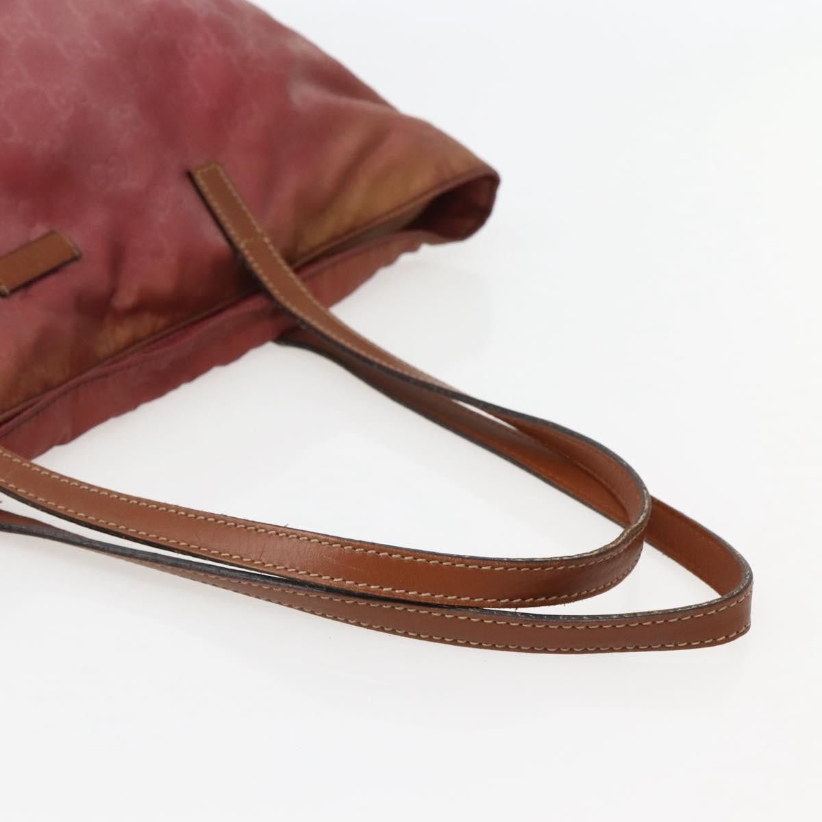 Gucci GUCCI GG Canvas Tote Bag Nylon Pink Gold Size ONE SIZE - 7 Thumbnail