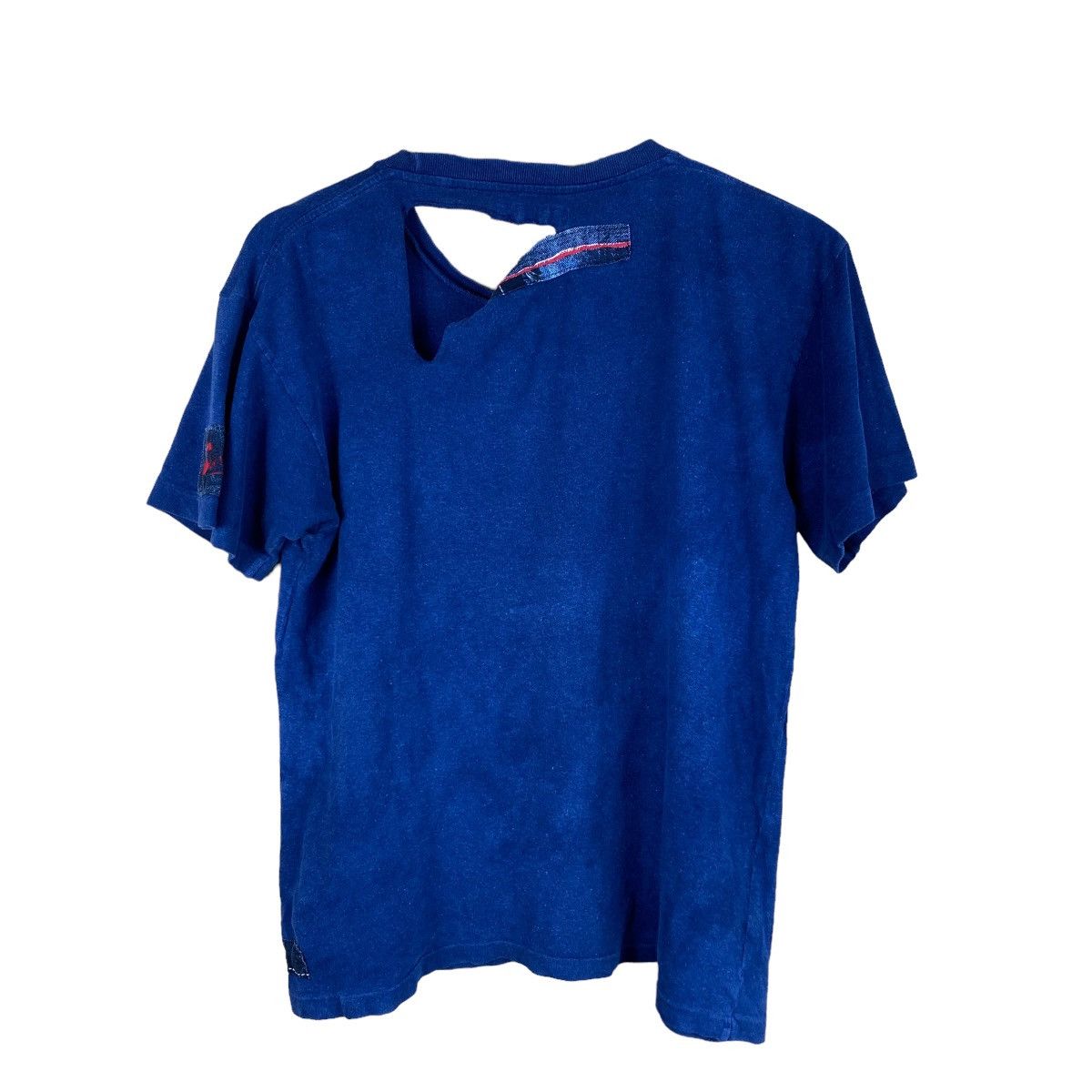 Blue Blue Japan × Japanese Brand VINTAGE BLUE BLUE JAPAN RIPPED POOR CONDITION TEE Size US XS / EU 42 / 0 - 3 Thumbnail