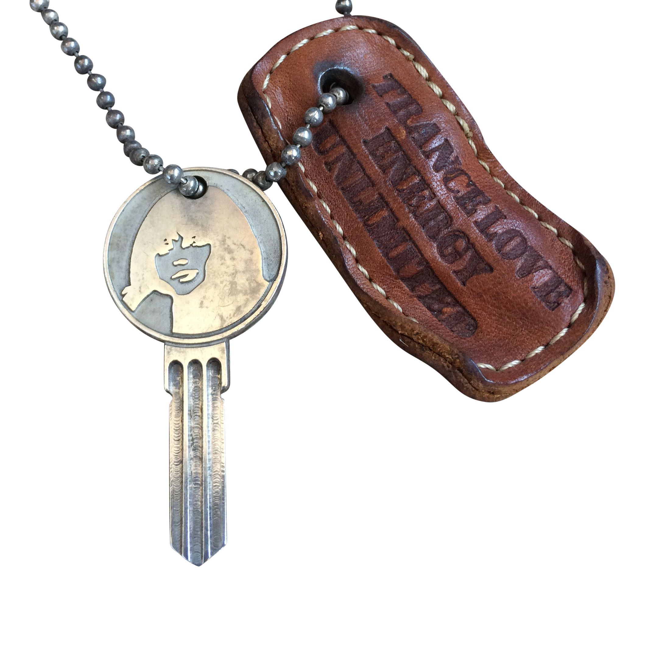 Hysteric Glamour Rocker Girl Silver Key Charm Necklace