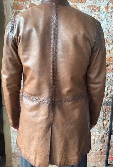 Soul Revolver Soul Revolver Ranger Coat – Brown Leather Duster – L Size US L / EU 52-54 / 3 - 2 Thumbnail