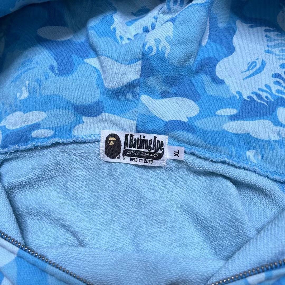 Bape LIMITED CAMO SHARK FULL ZIP HOODIE Size US XL / EU 56 / 4 - 4 Thumbnail