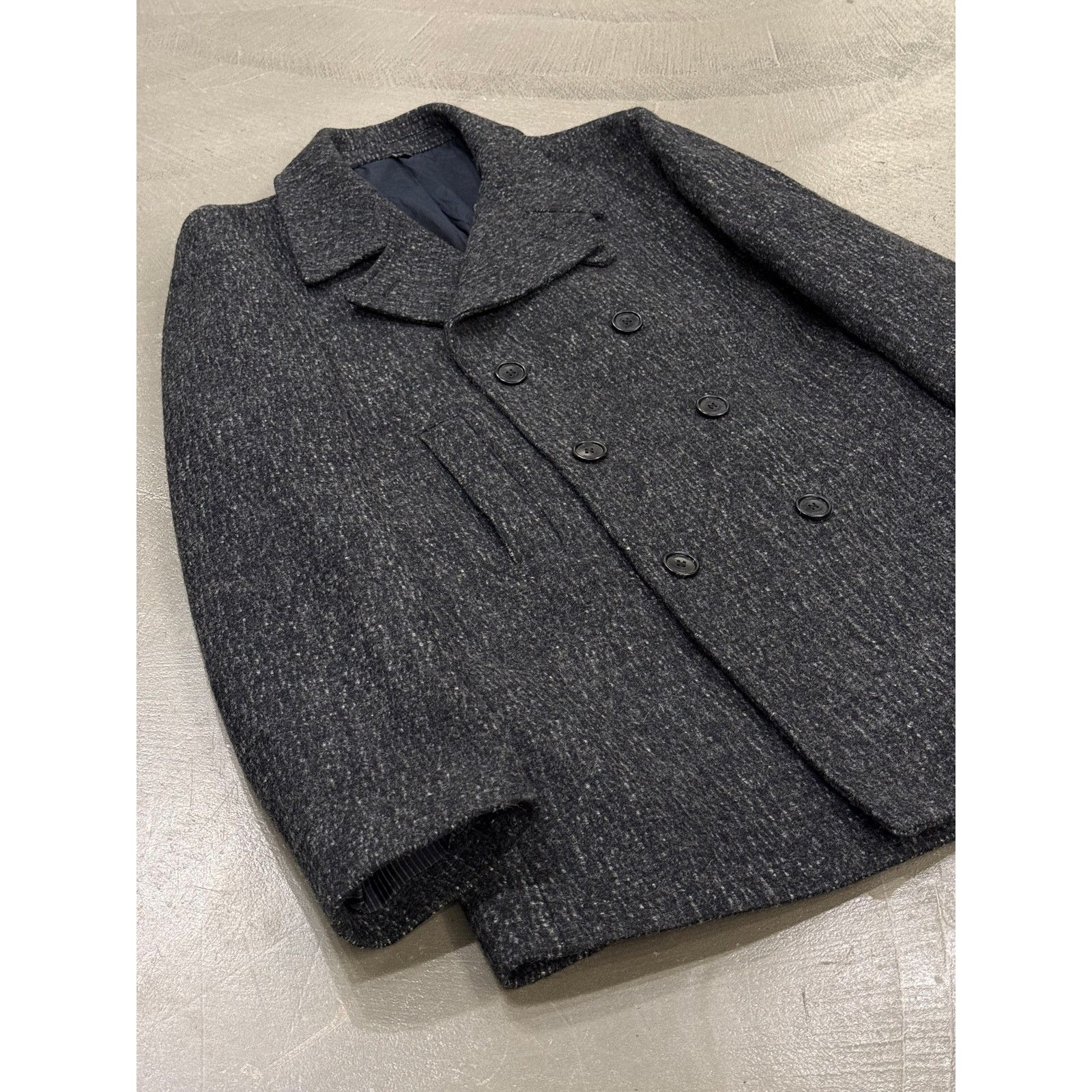 Dior 2010s Dior double breasted tweed wool coat Size US XL / EU 56 / 4 - 3 Thumbnail