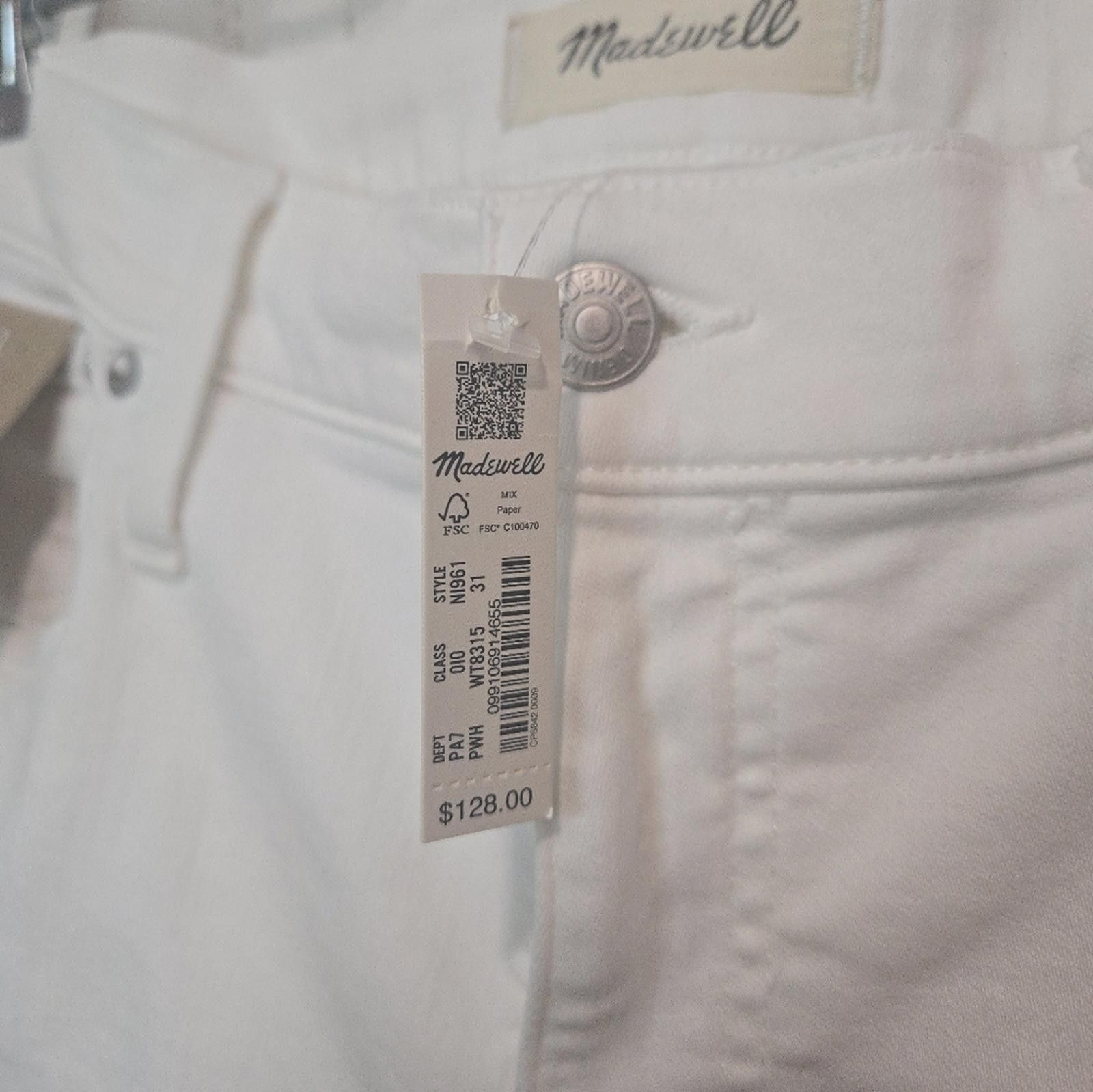 Madewell Madewell Kick Out Crop Jeans Size 31" - 3 Thumbnail