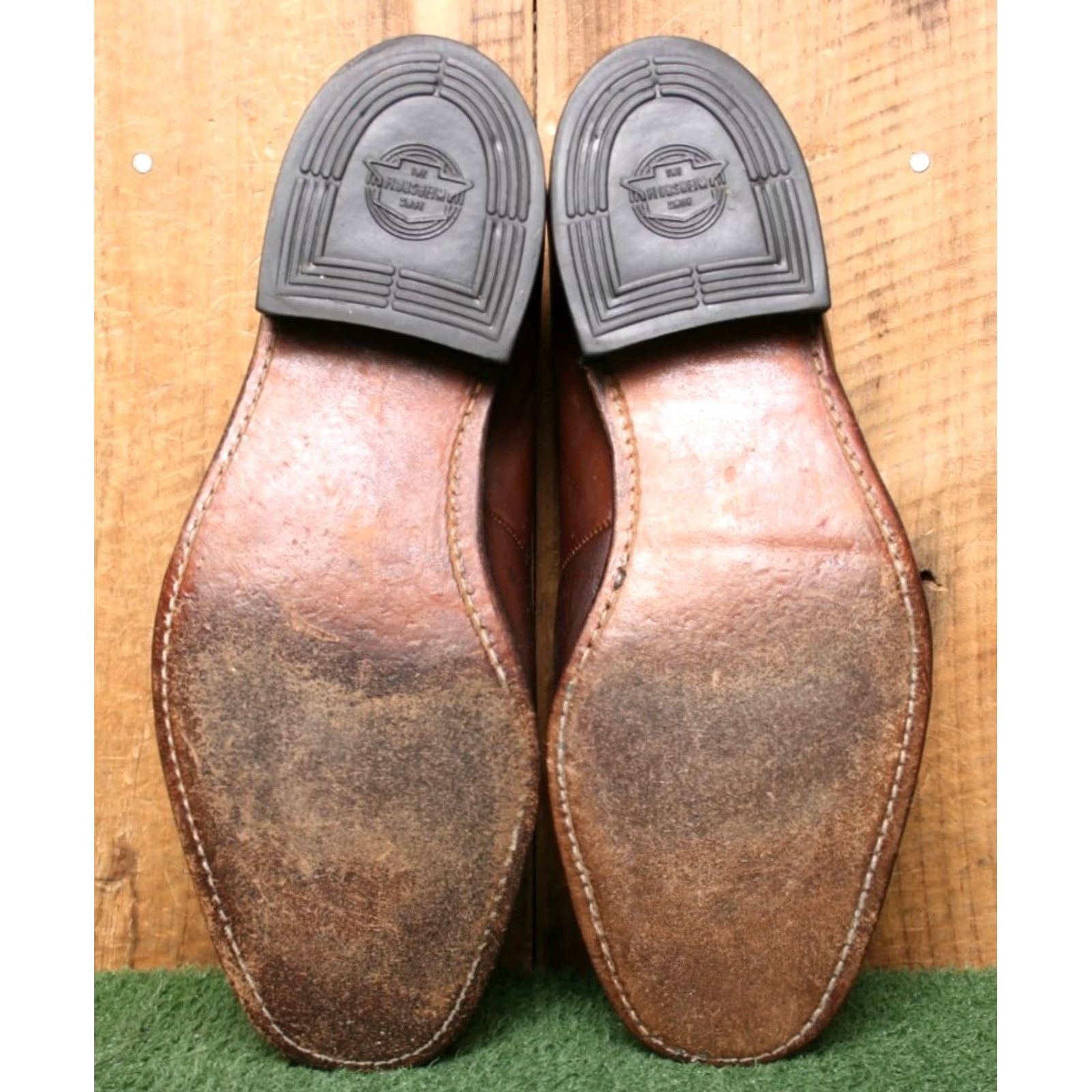 Florsheim VINTAGE Florsheim Brown Leather Loafers Mens Sz. 8E Dress Slip On Leather Upper 8 E Brown Loafer Mens Shoes Vintage 80s Size US 8 / EU 41 - 5 Thumbnail