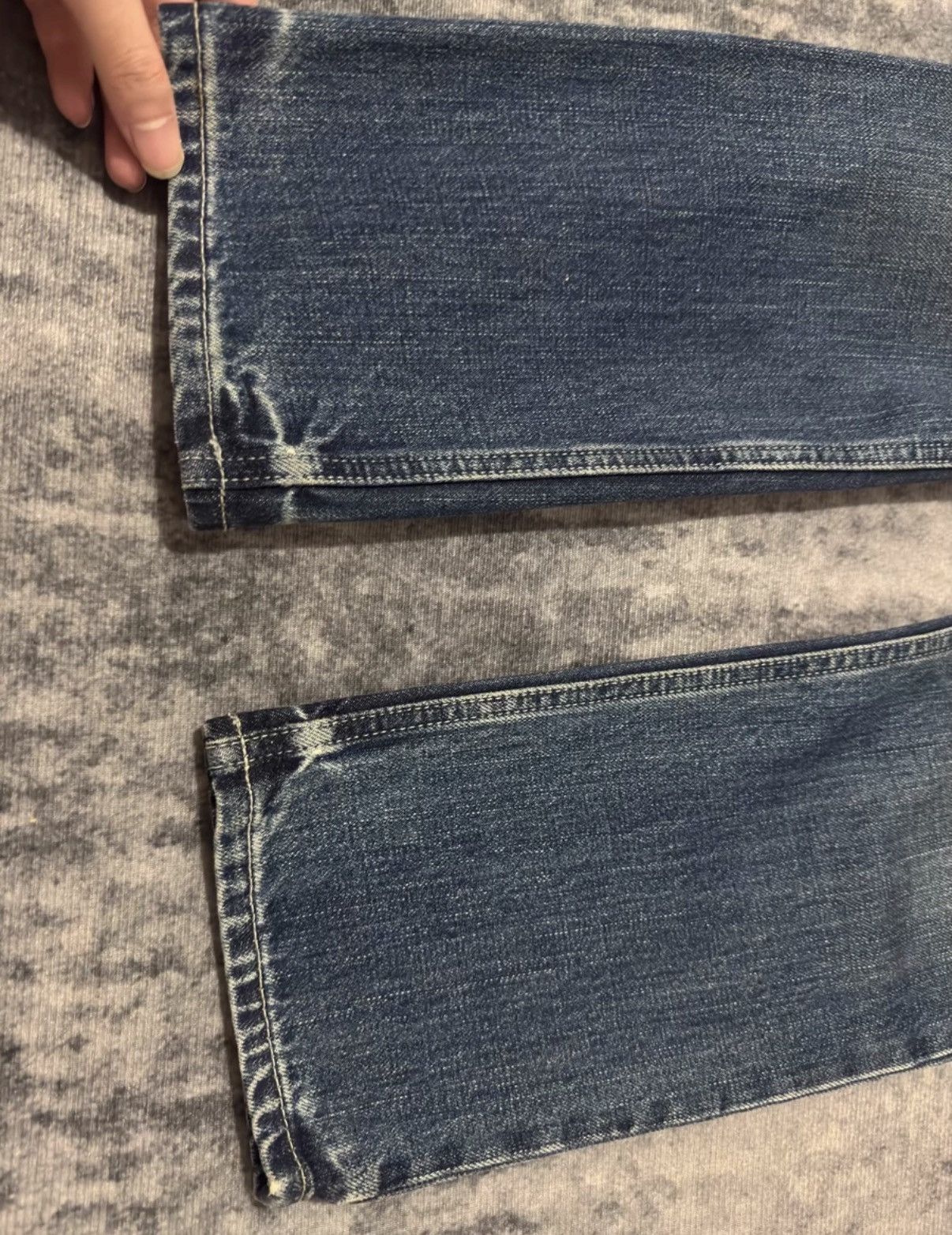 Saint Laurent Paris Saint Laurent Dark Blue "Cat Paw" Straight-Leg Denim Jeans Size US 26 / EU 42 - 5 Thumbnail