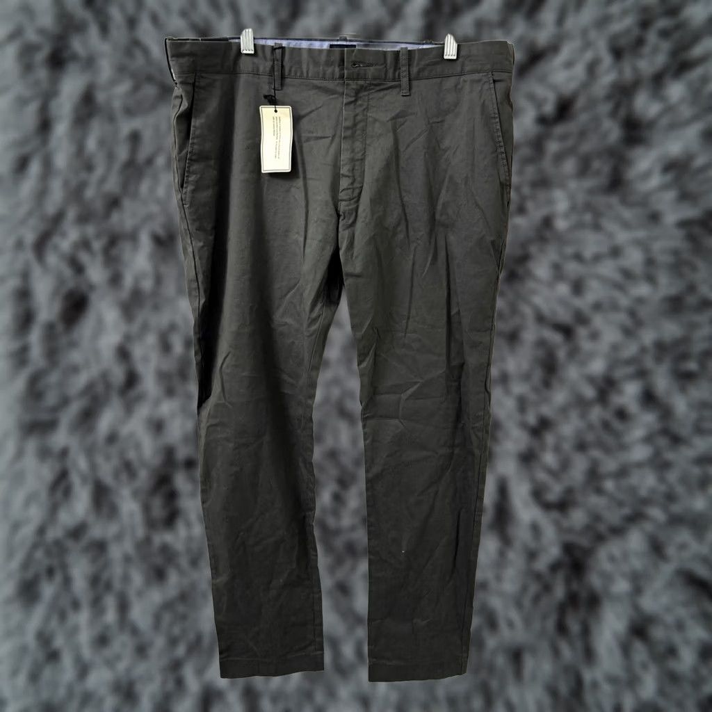 J.Crew J. Crew The Driggs Slim Fit Flex Chino Pants Mens 35x32 Gray Flat Front Tapered Regular Inseam 32"} Size US 35 - 1 Thumbnail