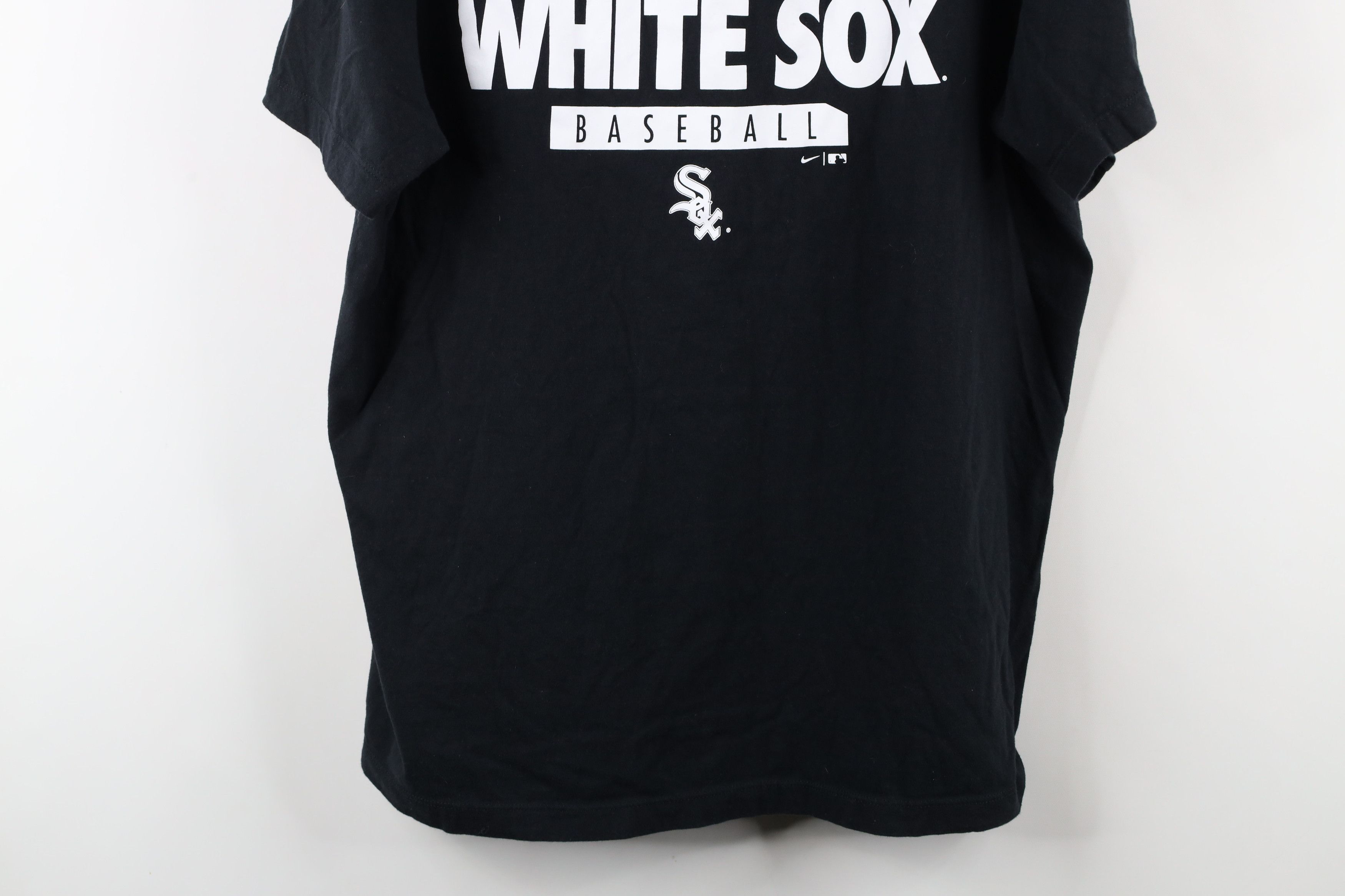 Nike × Vintage Nike Center Swoosh Chicago White Sox Baseball T-Shirt Black Size US XL / EU 56 / 4 - 3 Thumbnail