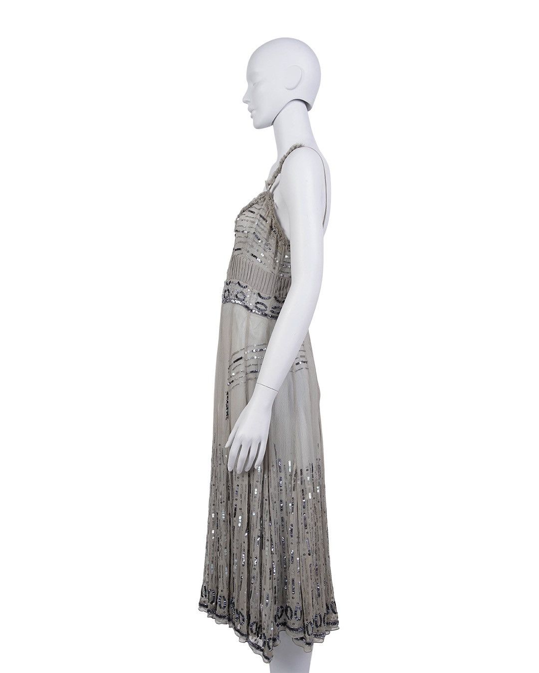 Just Cavalli Just Cavalli Beaded Silk Dress Size M / US 6-8 / IT 42-44 - 6 Thumbnail
