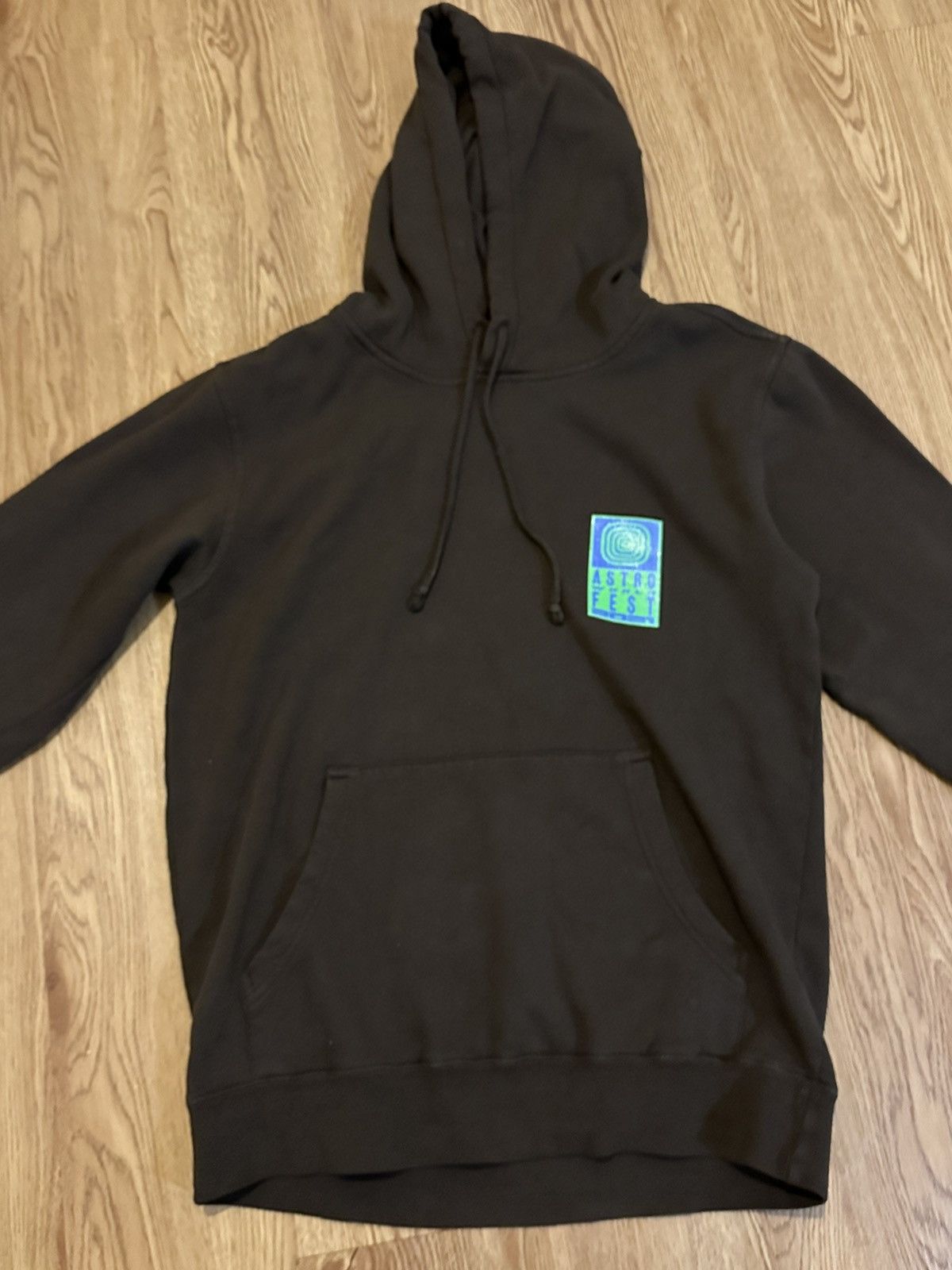 image of Travis Scott Astrowolrd Fest 2021 Hoodie in Brown, Men's (Size Small)