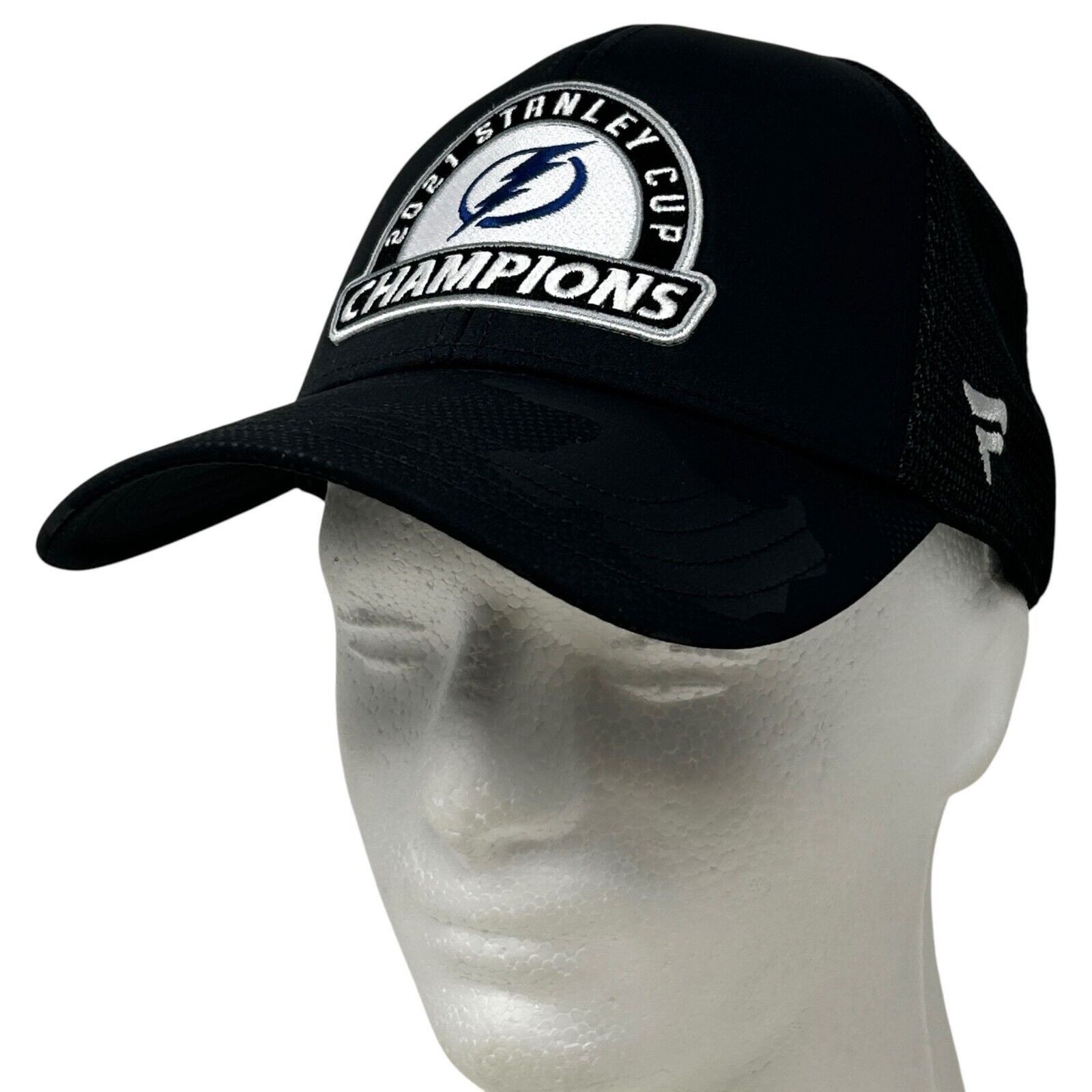 Other Tampa Bay Lightning 2021 Stanley Cup Trucker Hat Cap Black Size ONE SIZE - 10 Thumbnail