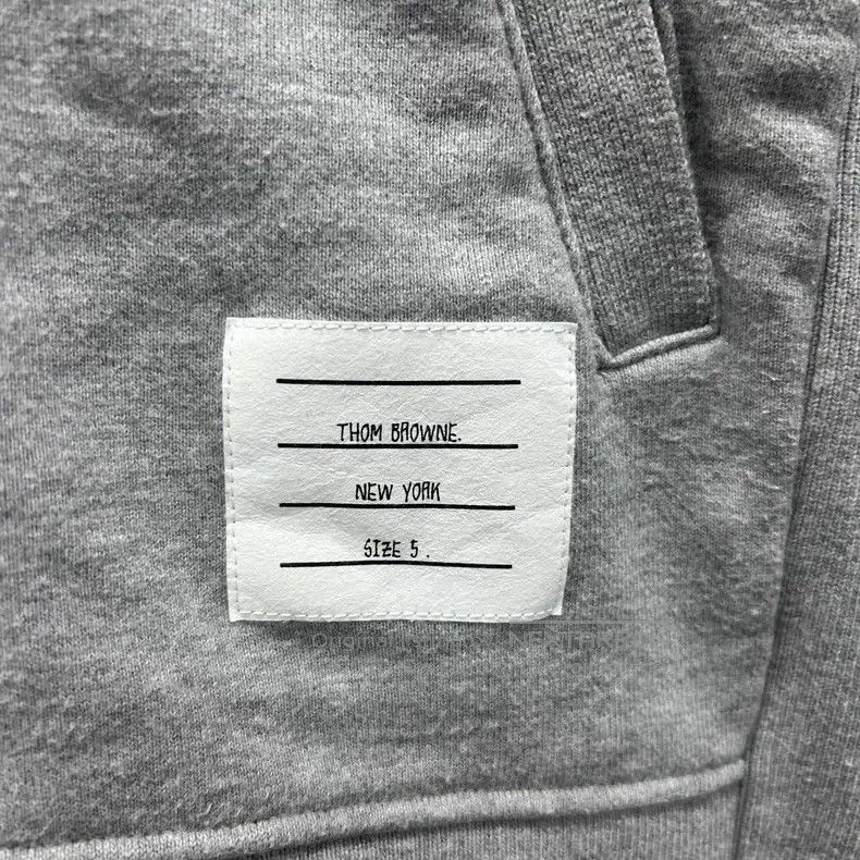 Thom Browne Thom Browne Gray Classic Cotton Hooded Drawstring Zipper S Size US XXL / EU 58 / 5 - 3 Thumbnail
