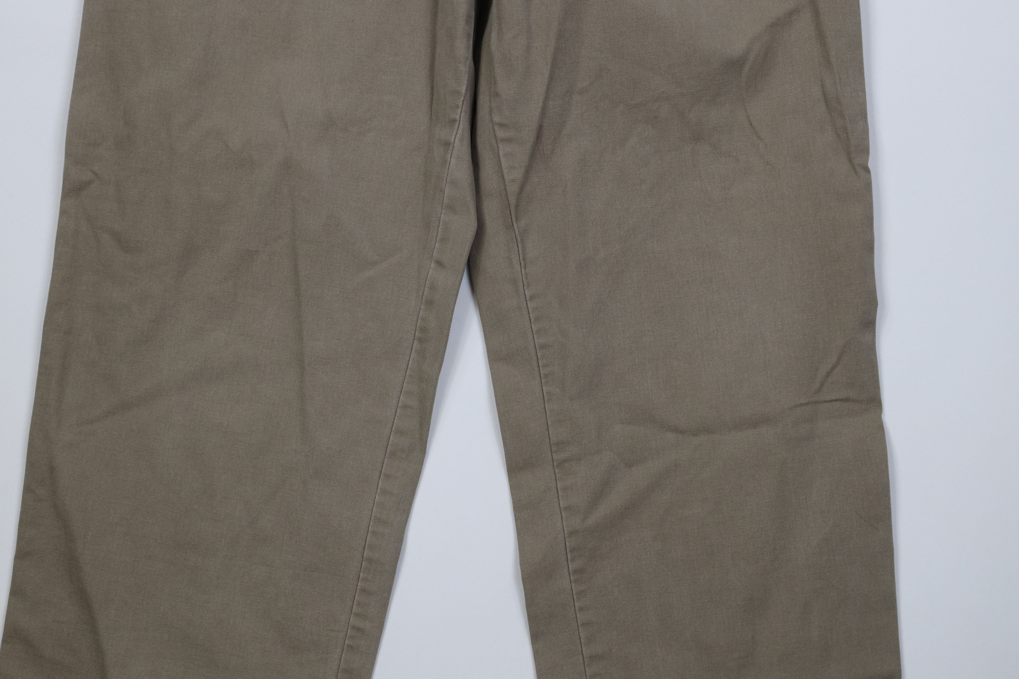 Columbia Vintage Columbia Spell Out Canvas Wide Leg Pants Green Size US 32 / EU 48 - 3 Thumbnail