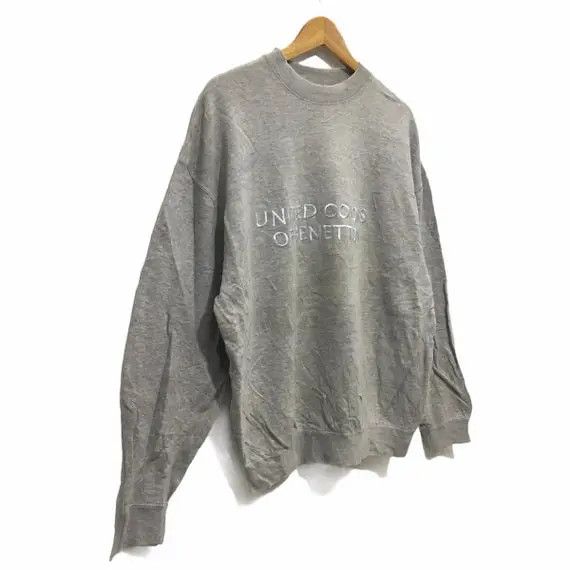 Benetton Vtg United Color Of Benetton Italy Sweatshirt Racing Team Size US L / EU 52-54 / 3 - 3 Thumbnail