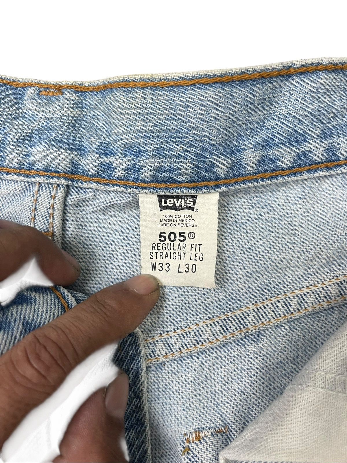 Levi's Vintage Levi’s 505 Regular Fit Straight Leg Jeans Size US 33 - 6 Thumbnail