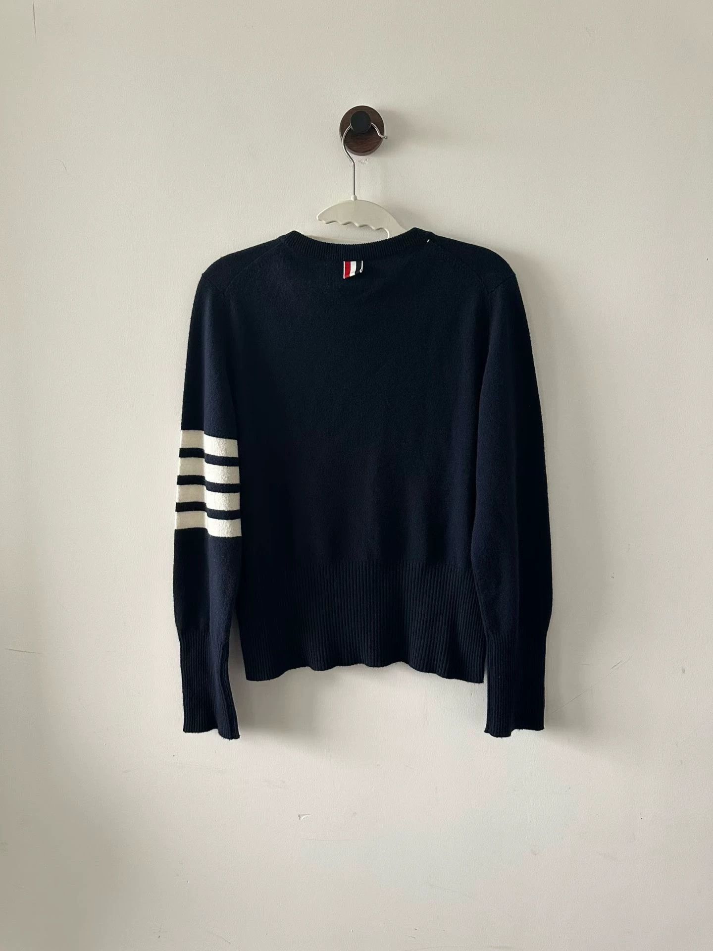 Thom Browne Thom Browne Blue Cashmere Sweater Women's 0 Size XS / US 0-2 / IT 36-38 - 2 Thumbnail