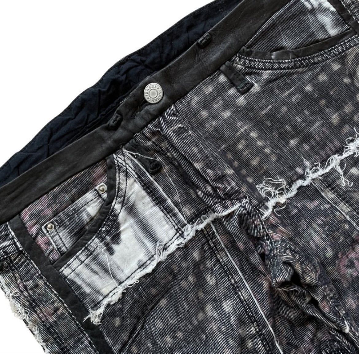 Isabel Marant × Isabel Marant Etoile 2000s Isabel Marant Etoile Feather Patchwork Corduroy Size US 30 / EU 46 - 5 Thumbnail