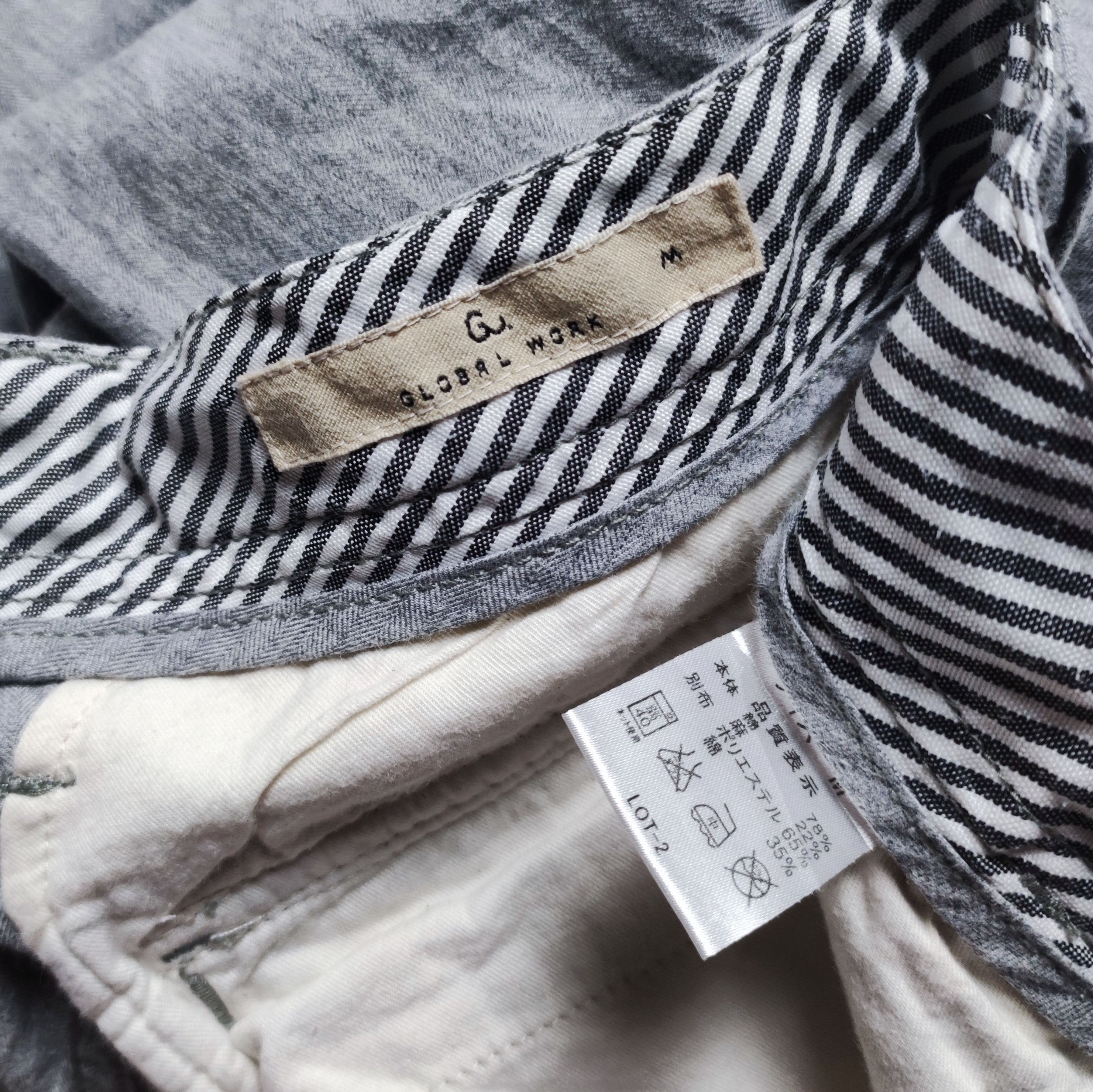 Japanese Brand Global Work Convertible 2 In 1 Multipocket Cargo 3/4 Pants Size US 32 / EU 48 - 5 Thumbnail