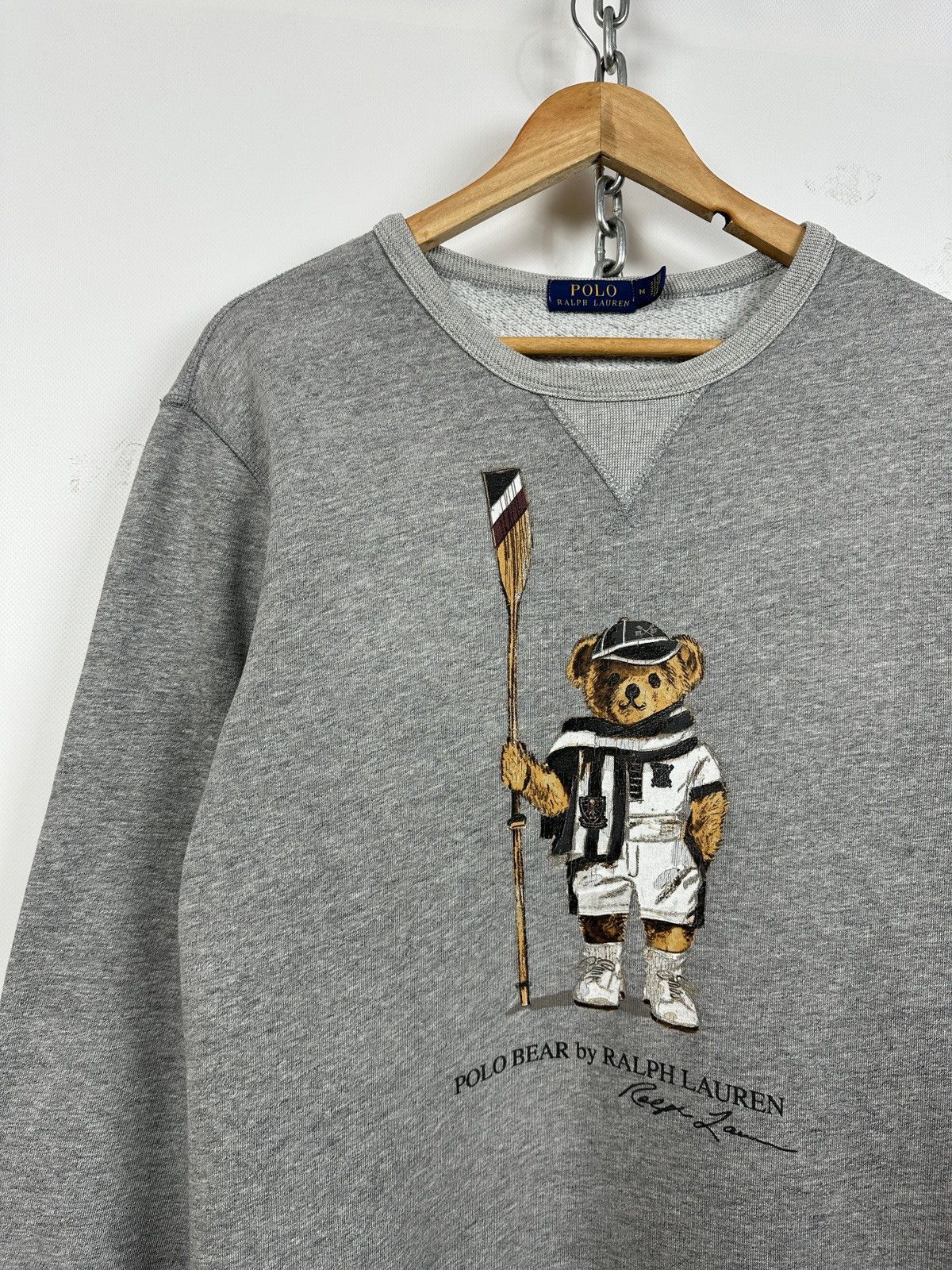 Polo Ralph Lauren Polo Bear by Ralph Lauren Grey Crewneck Sweatshirt Size US M / EU 48-50 / 2 - 6 Thumbnail