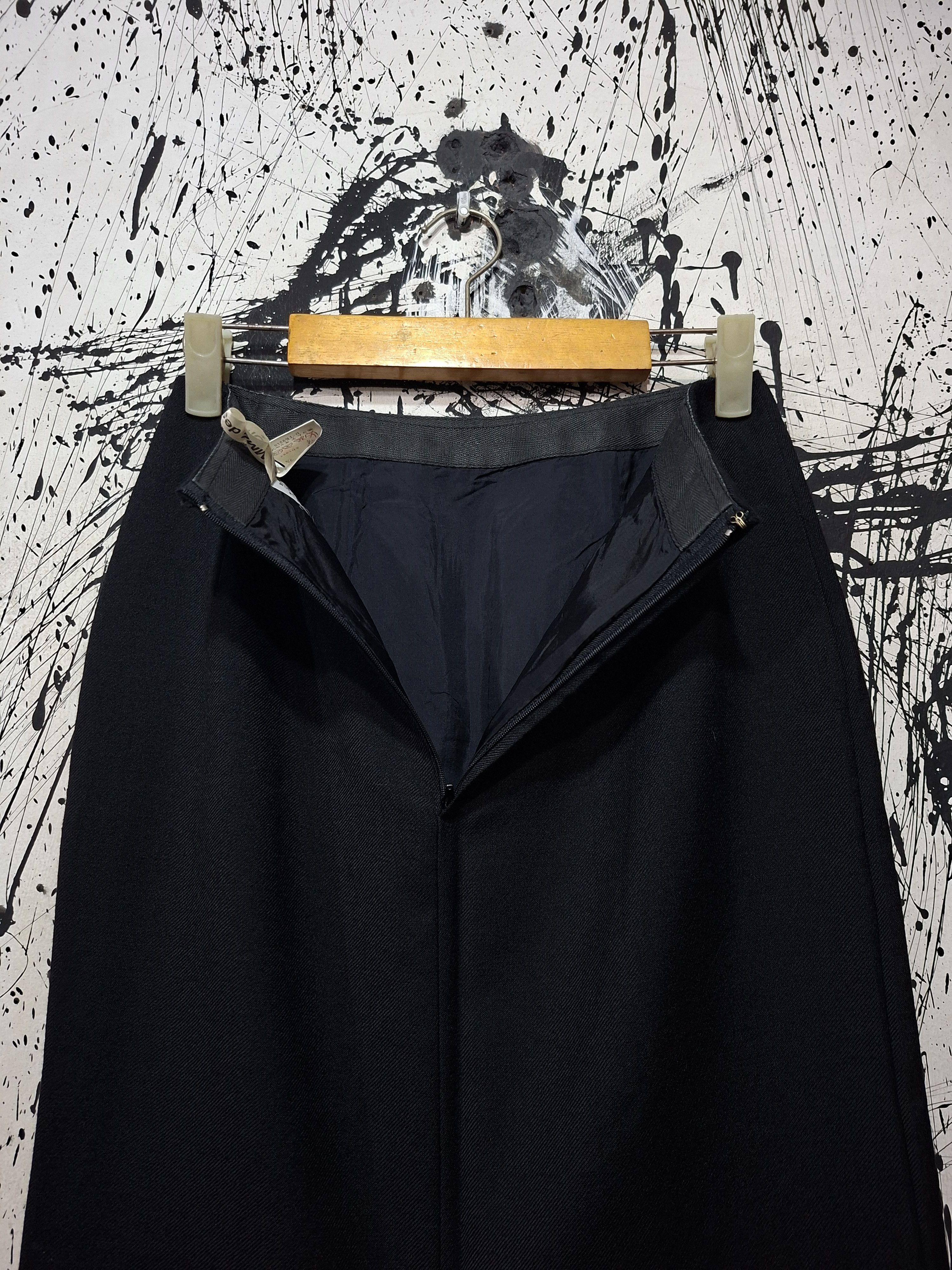 Comme des Garcons COMME DES GARCONS AD 1992 WOOL MIDI SKIRT Size 27" / US 4 / IT 40 - 6 Thumbnail