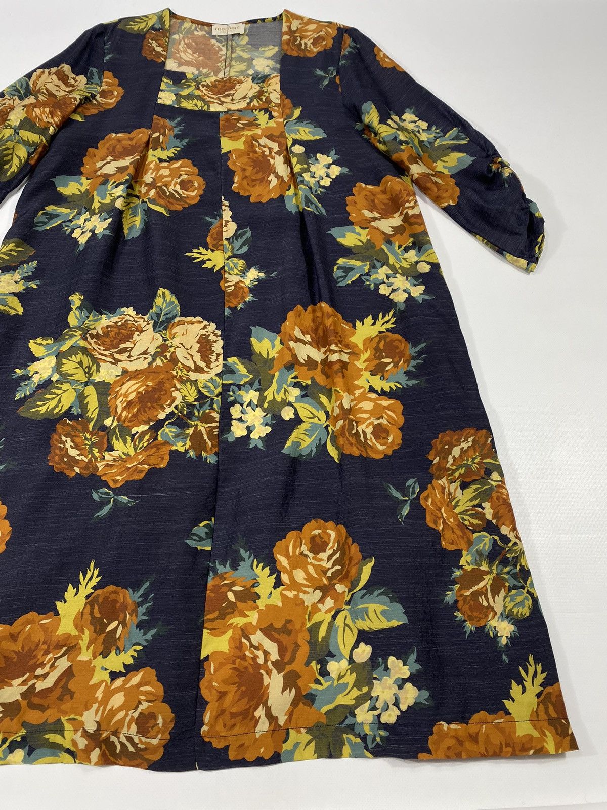 Other Momoni Italy Wool Silk Flowers Midi Dress With Pockets Size M / US 6-8 / IT 42-44 - 3 Thumbnail