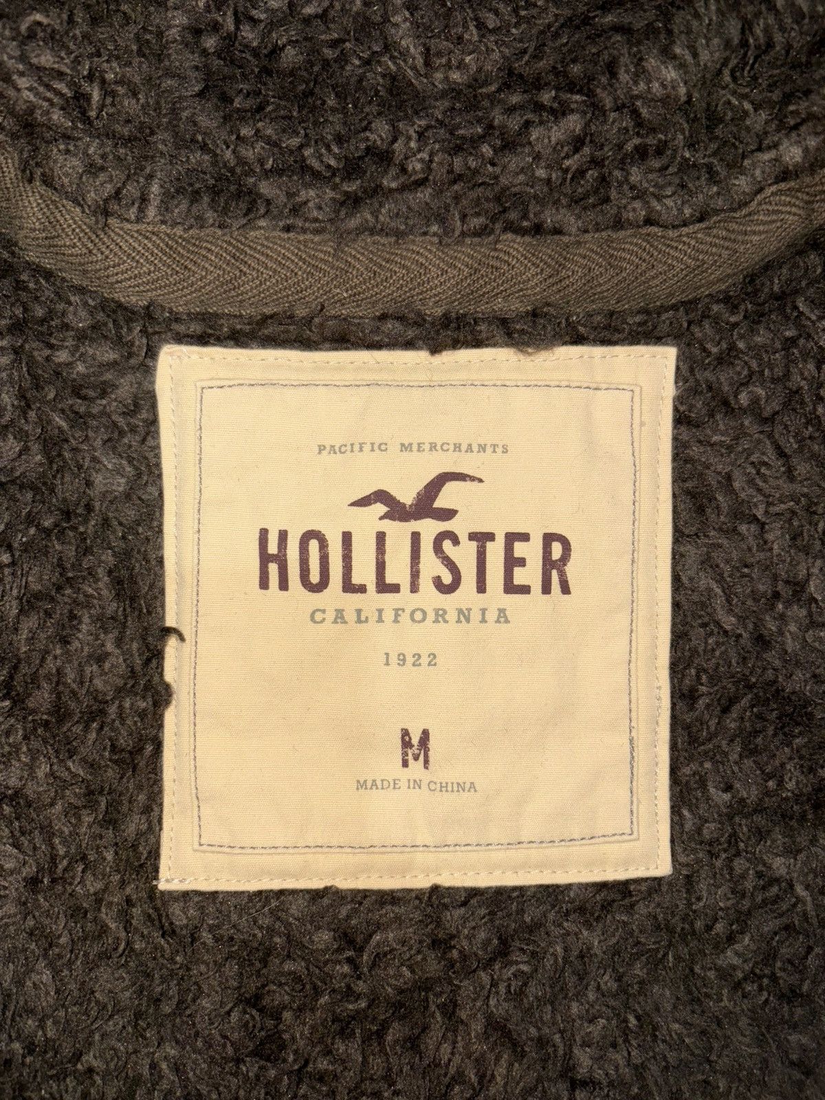 Hollister Hollister Co.Sherpa Lined Hooded Jacket Army Green Y2K Style Size US M / EU 48-50 / 2 - 10 Thumbnail