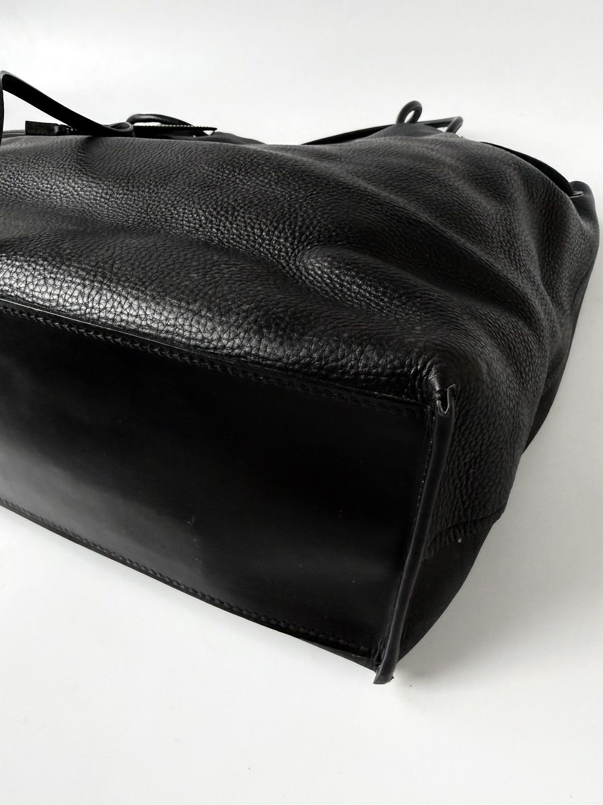 Gucci Gucci Reversible Black Leather Tote Bag Size ONE SIZE - 8 Thumbnail