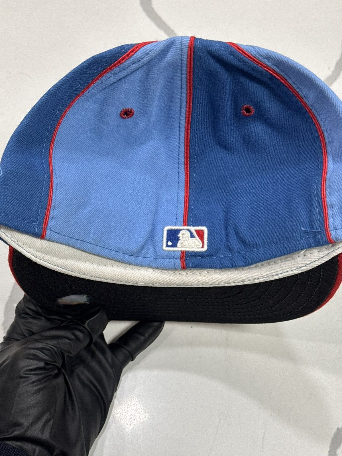 New Era Vintage Philadelphia Phillies pin wheel Fitted Baseball Cap Size ONE SIZE - 7 Thumbnail