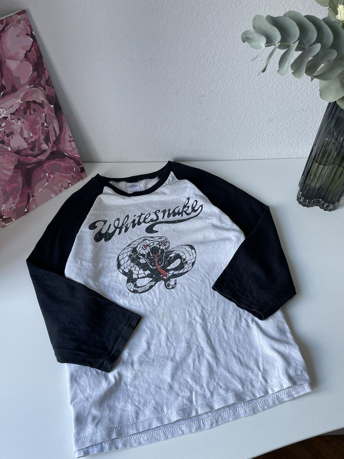 Band Tees × Vintage White Snake 90’s Tour Long Sleeve Vintage Anvil Rock Size US L / EU 52-54 / 3 - 8 Thumbnail