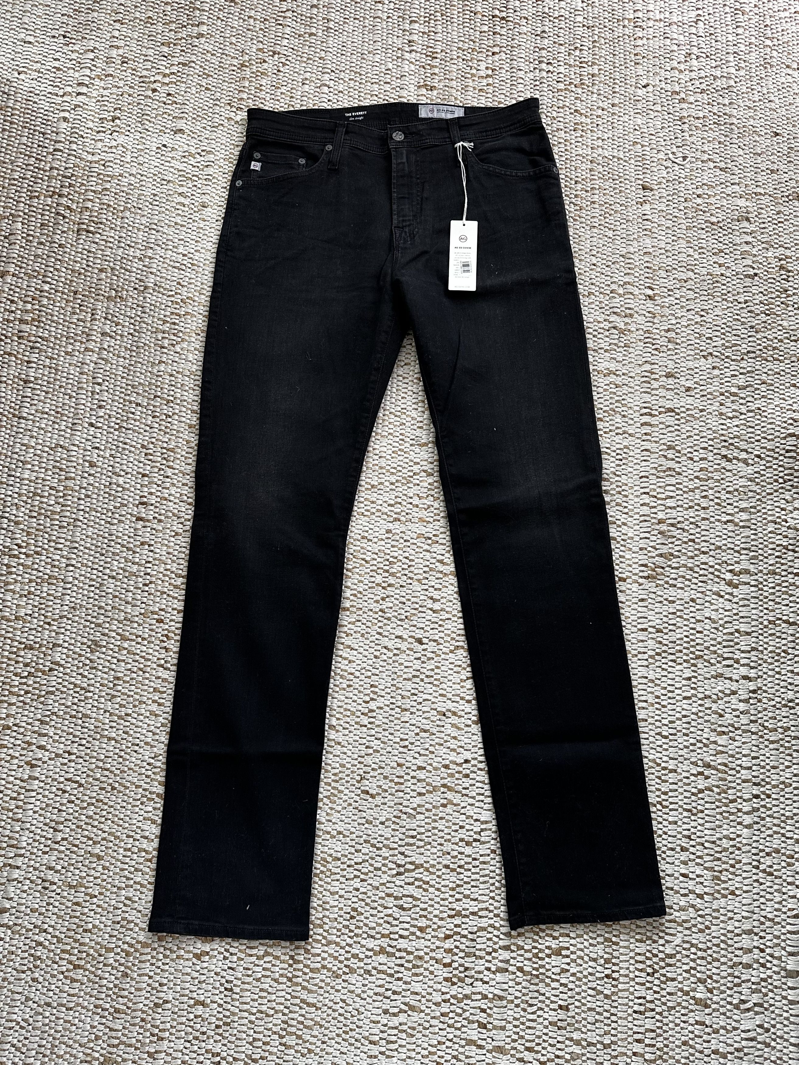 AG Adriano Goldschmied AG-ED The Everett Slim Straight Denim Size US 33 - 2 Thumbnail