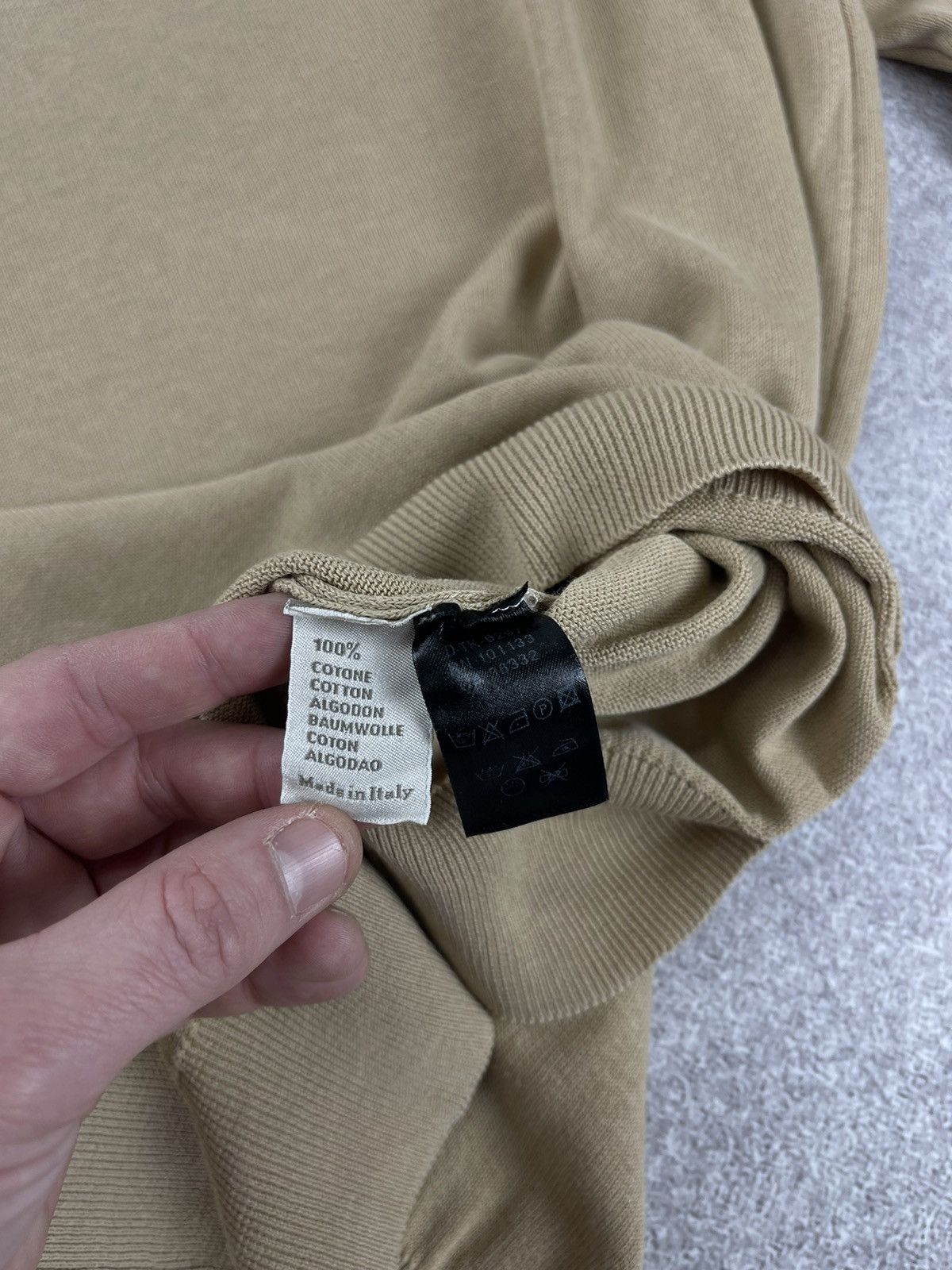 Ermenegildo Zegna Ermenegildo Zegna Cotton Knit Sweater Men’s Size US XL / EU 56 / 4 - 7 Thumbnail