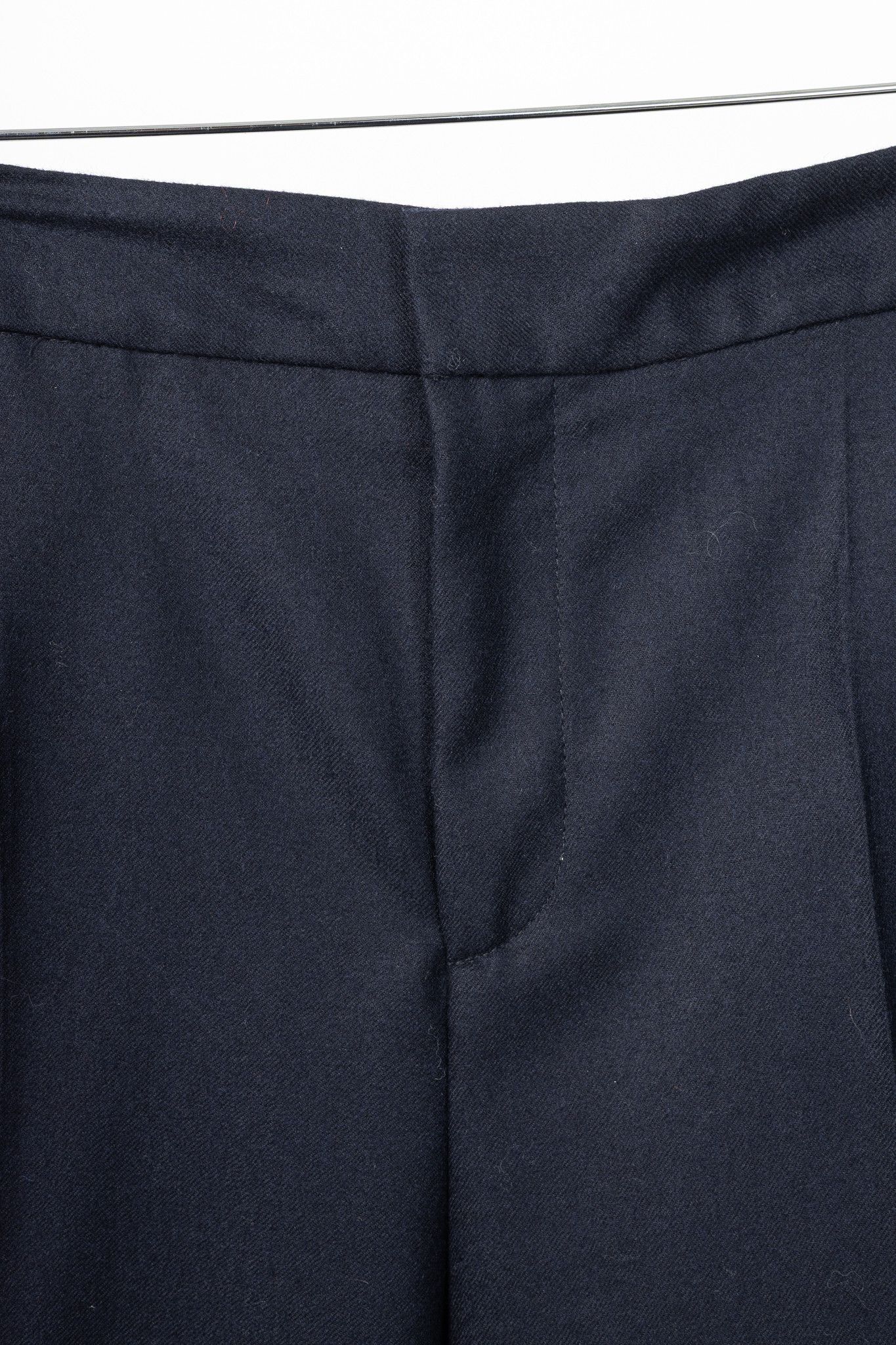 Tibi Tibi Murray Navy Superfine Wool Flannel Trouser Size 27" / US 4 / IT 40 - 6 Thumbnail