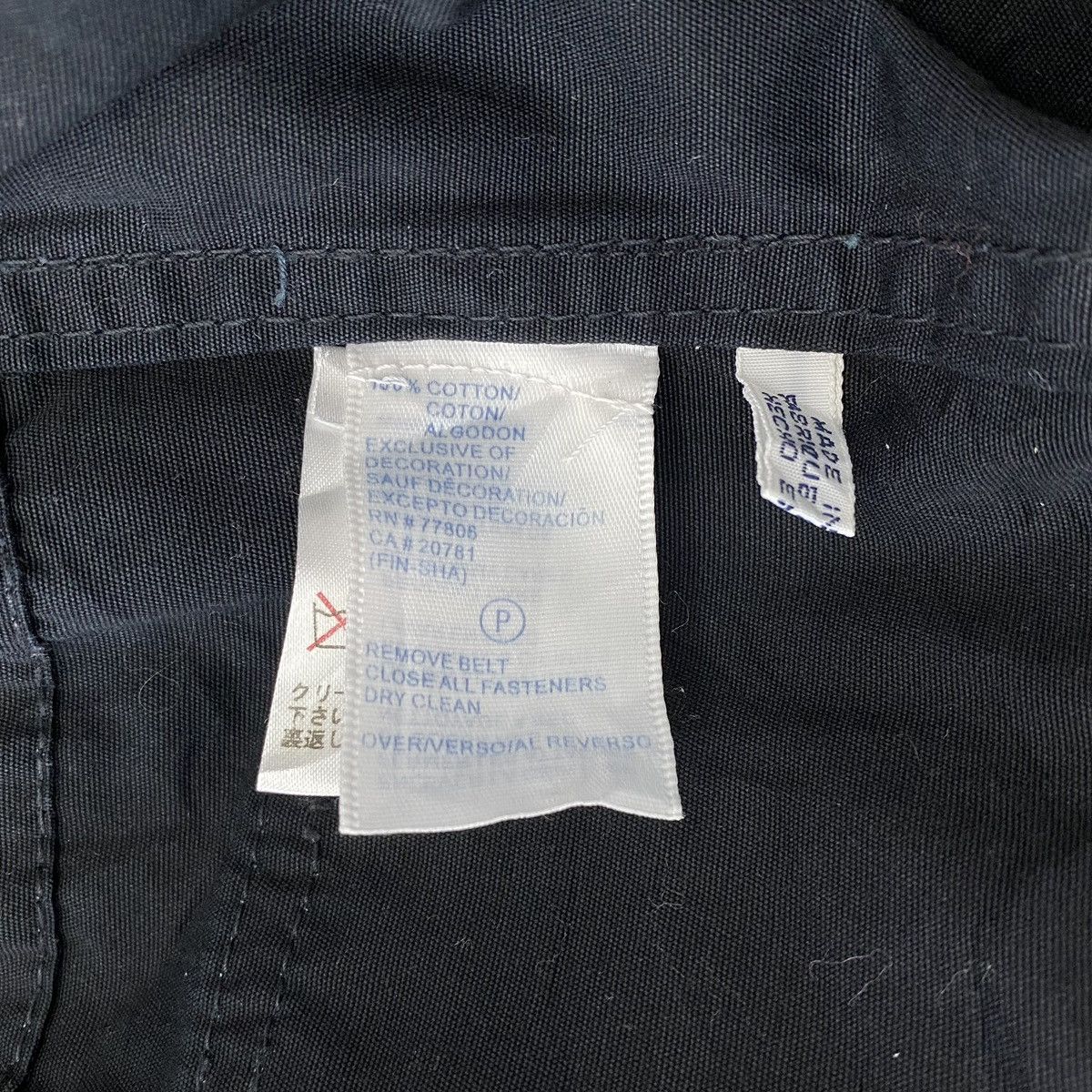 Tommy Hilfiger × Vintage Vintage TOMMY HILFIGER Plain Black Coat Size US S / EU 44-46 / 1 - 7 Thumbnail
