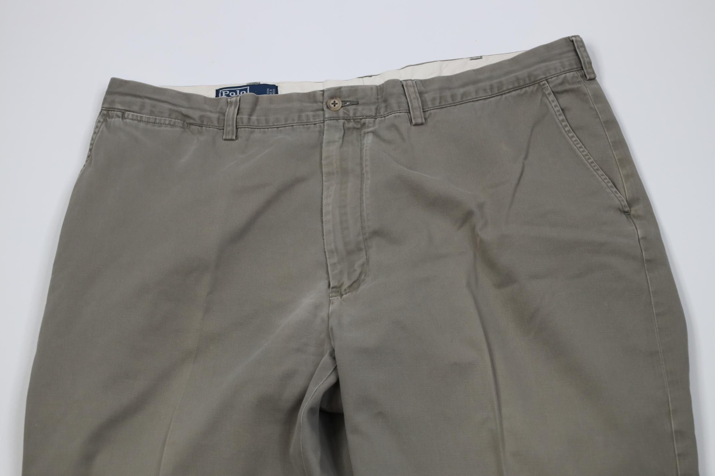 Polo Ralph Lauren Vintage 90s Ralph Lauren Prospect Wide Leg Chino Pants Green Size US 40 / EU 56 - 2 Thumbnail