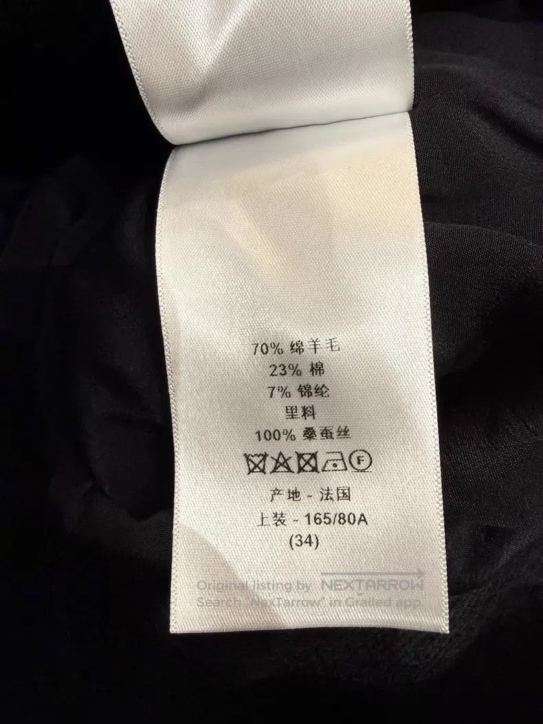 Dior Dior Black wool short coat Size XXS / US 00 / IT 34 - 7 Thumbnail