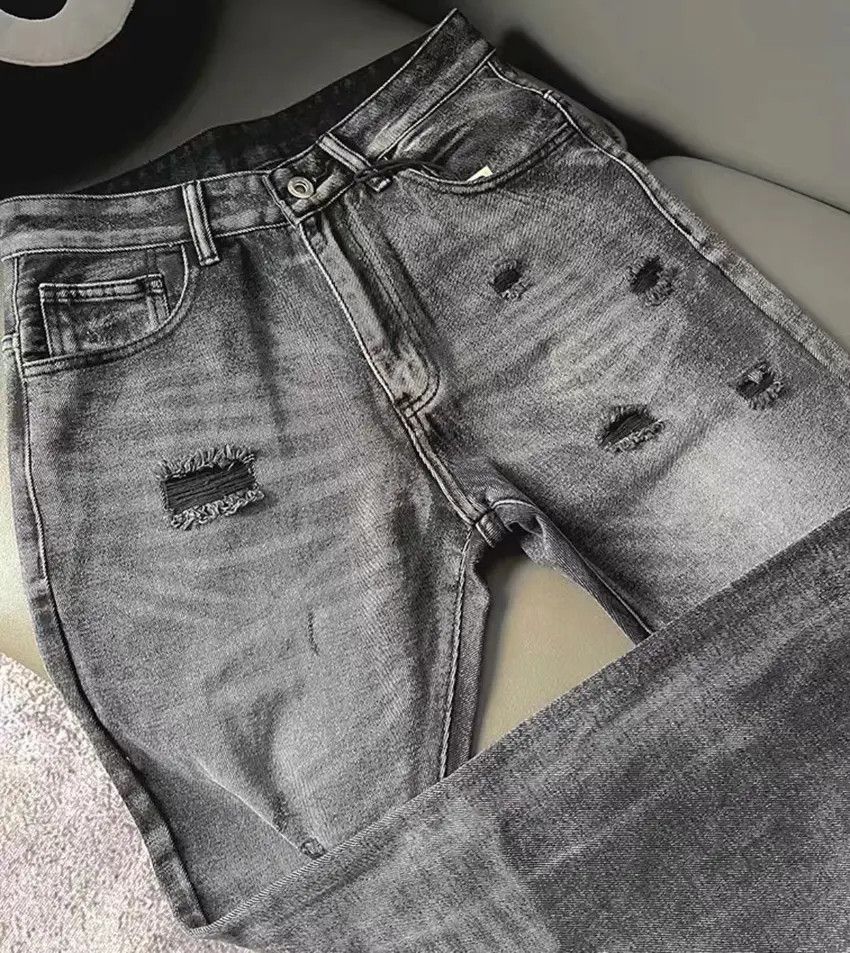 Designer × Japanese Brand Vintage washed ripped and bootcut versatile casual jeans Size US 34 / EU 50 - 5 Thumbnail