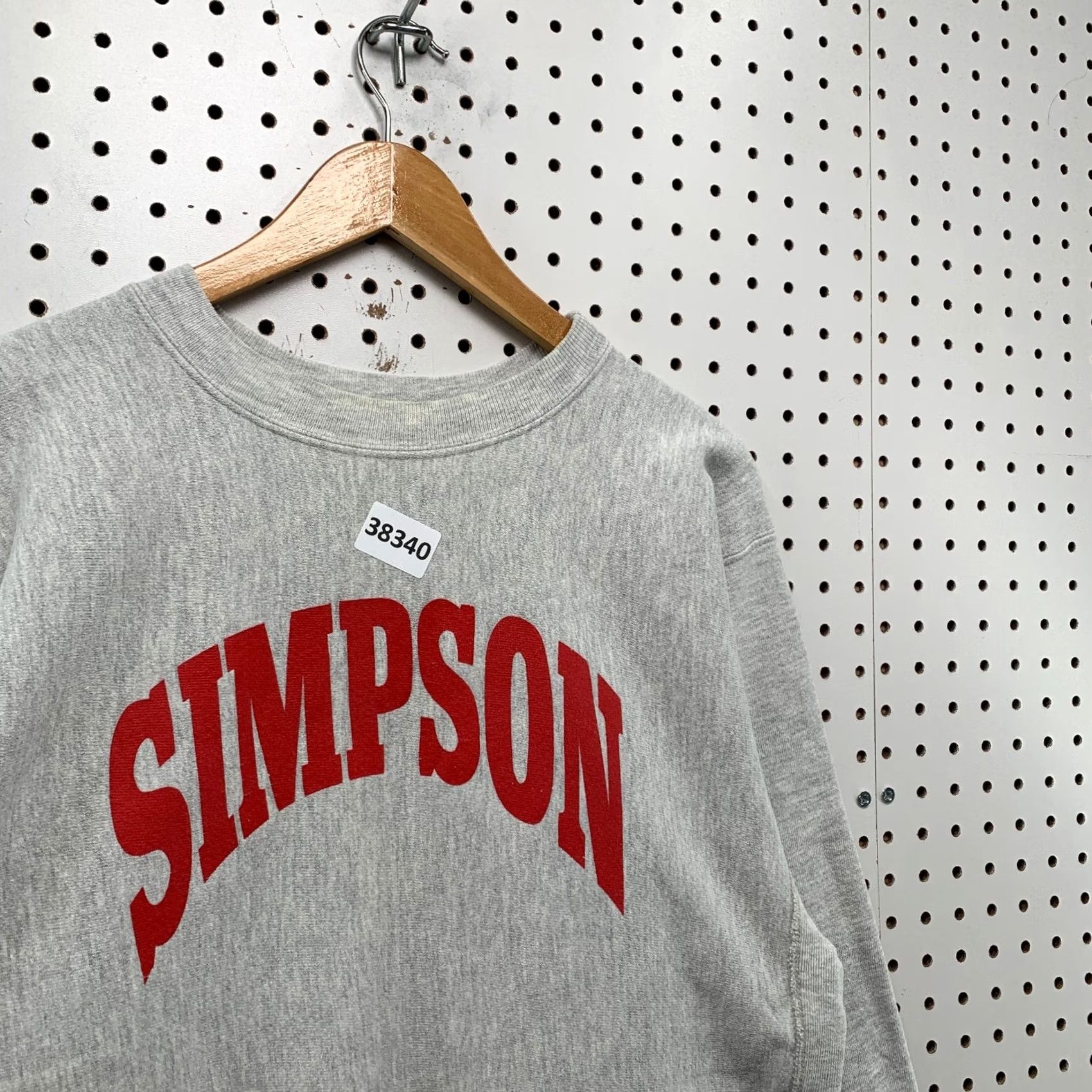 Champion VINTAGE Champion Reverse Weave Sweatshirt Mens L Gray 90s Simpson College USA Size US L / EU 52-54 / 3 - 5 Thumbnail